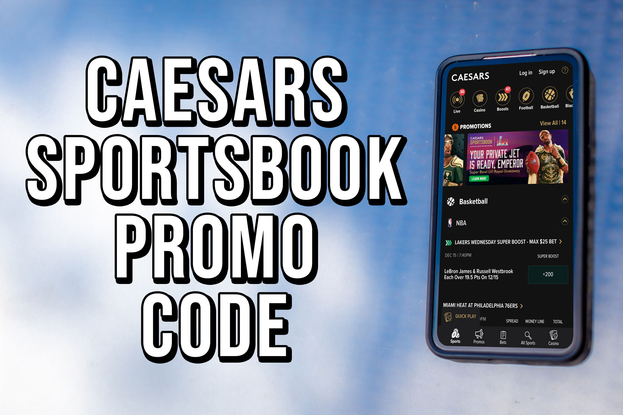 Caesars Sportsbook promo code: Bet $50 on NFL, CFB, MLB to get $250 bonus