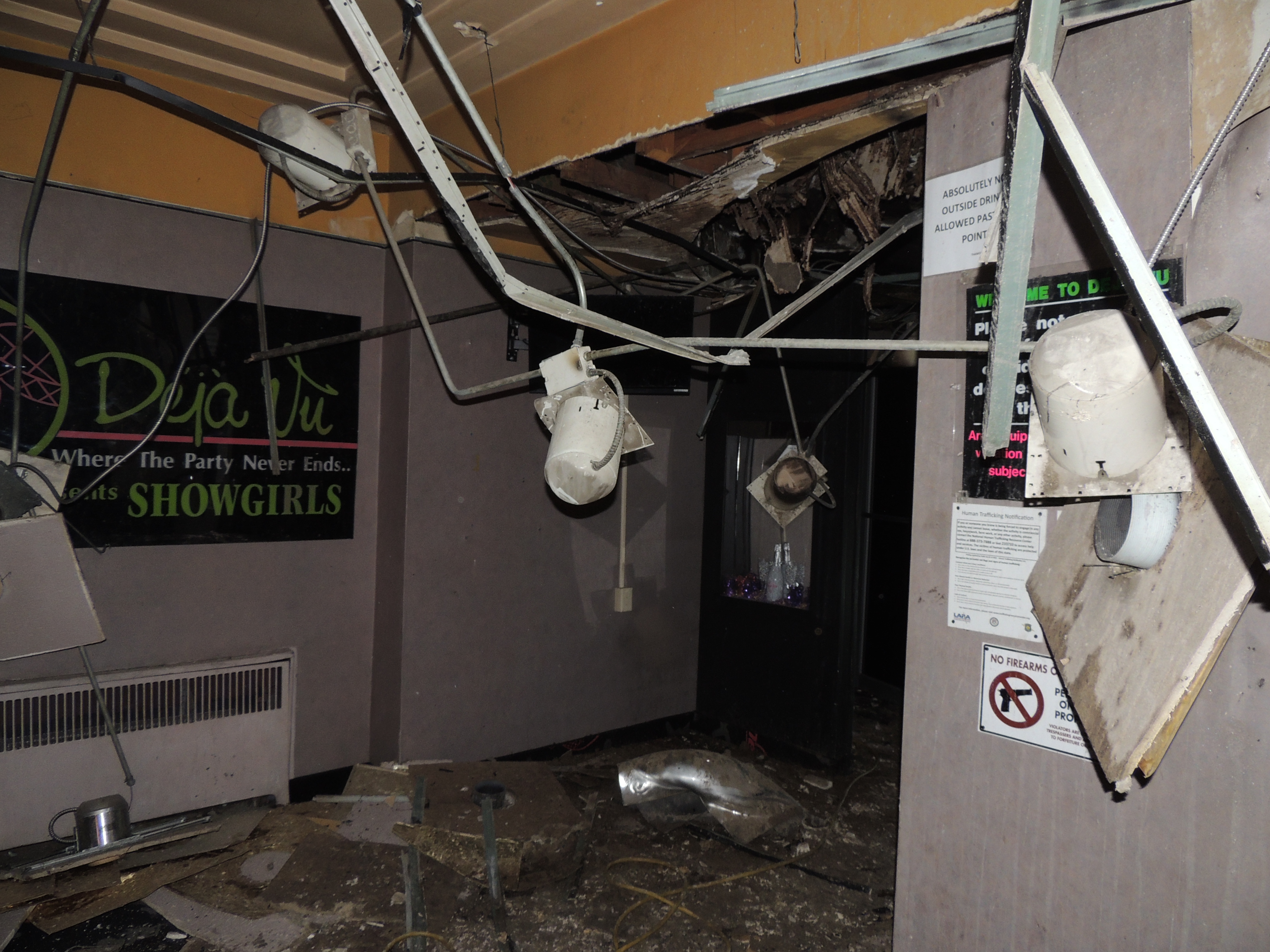 See the aftermath of a fire in a downtown Ypsilanti strip club engaged in  legal battles - mlive.com