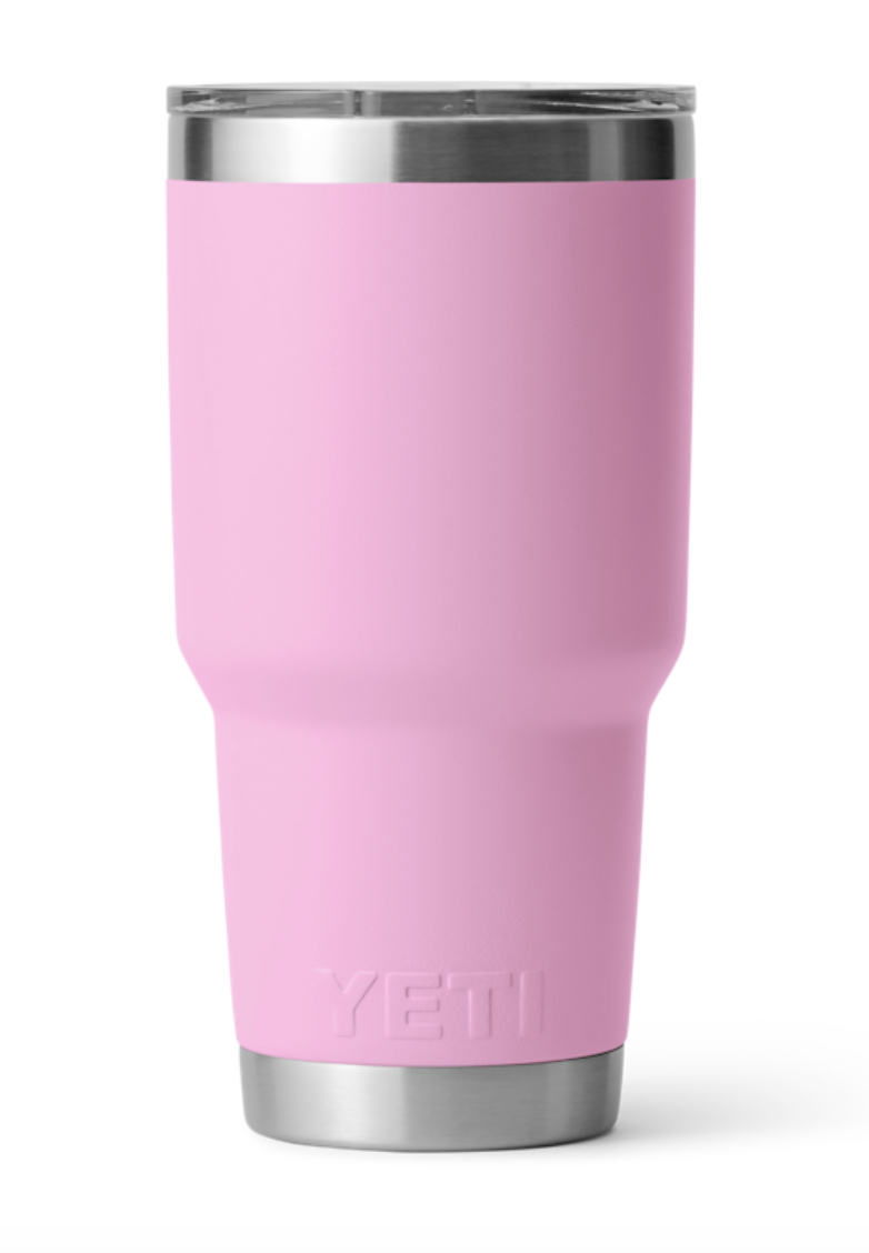 Yeti is offering 20% off its Power Pink Rambler for a limited-time