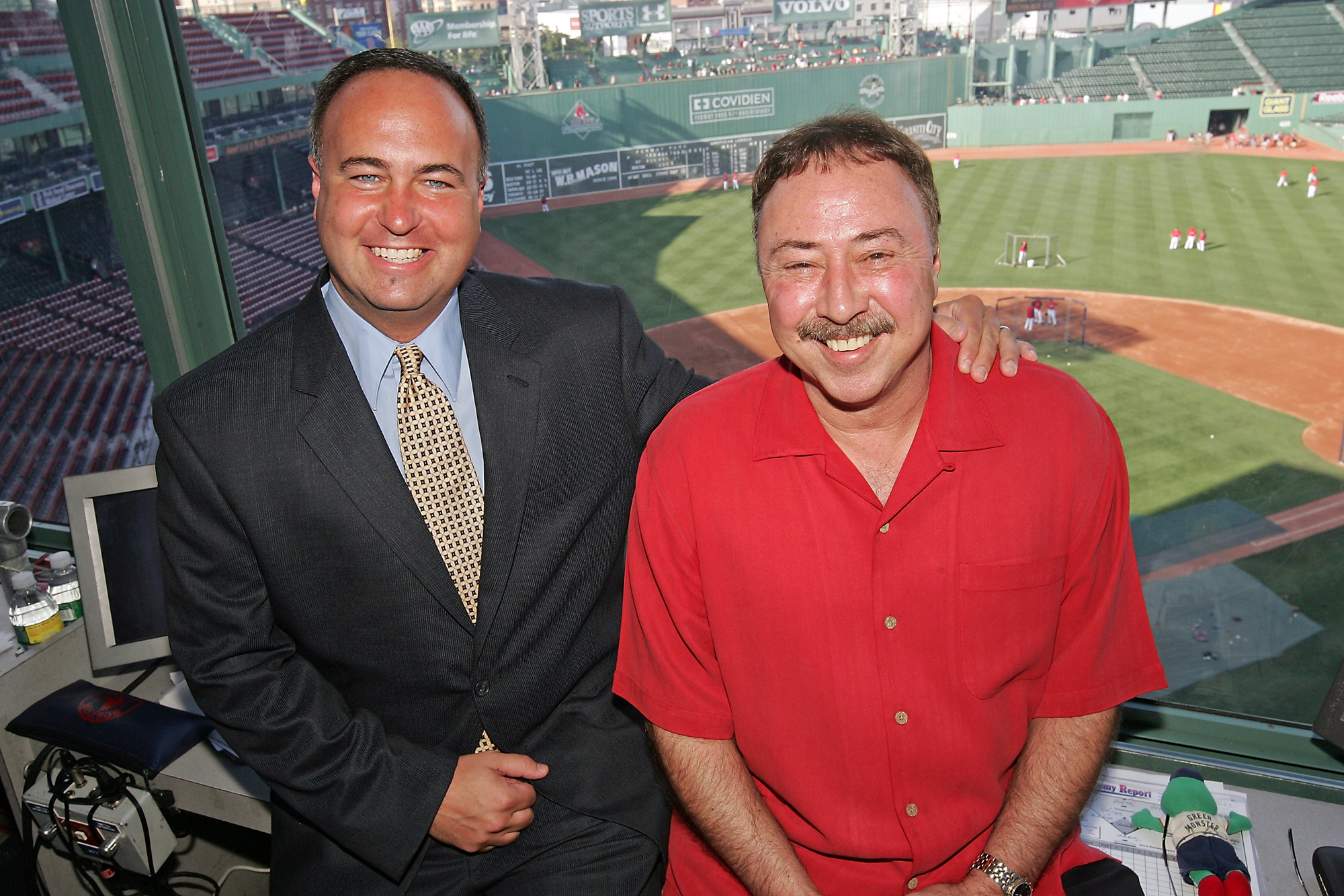 Don Orsillo keeps Jerry Remy 2 Red Sox patch in closet-locker as