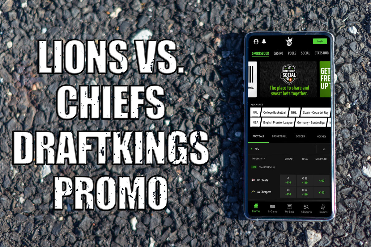 DraftKings promo code: Get best NFL offer with $200 bonus for Lions-Chiefs