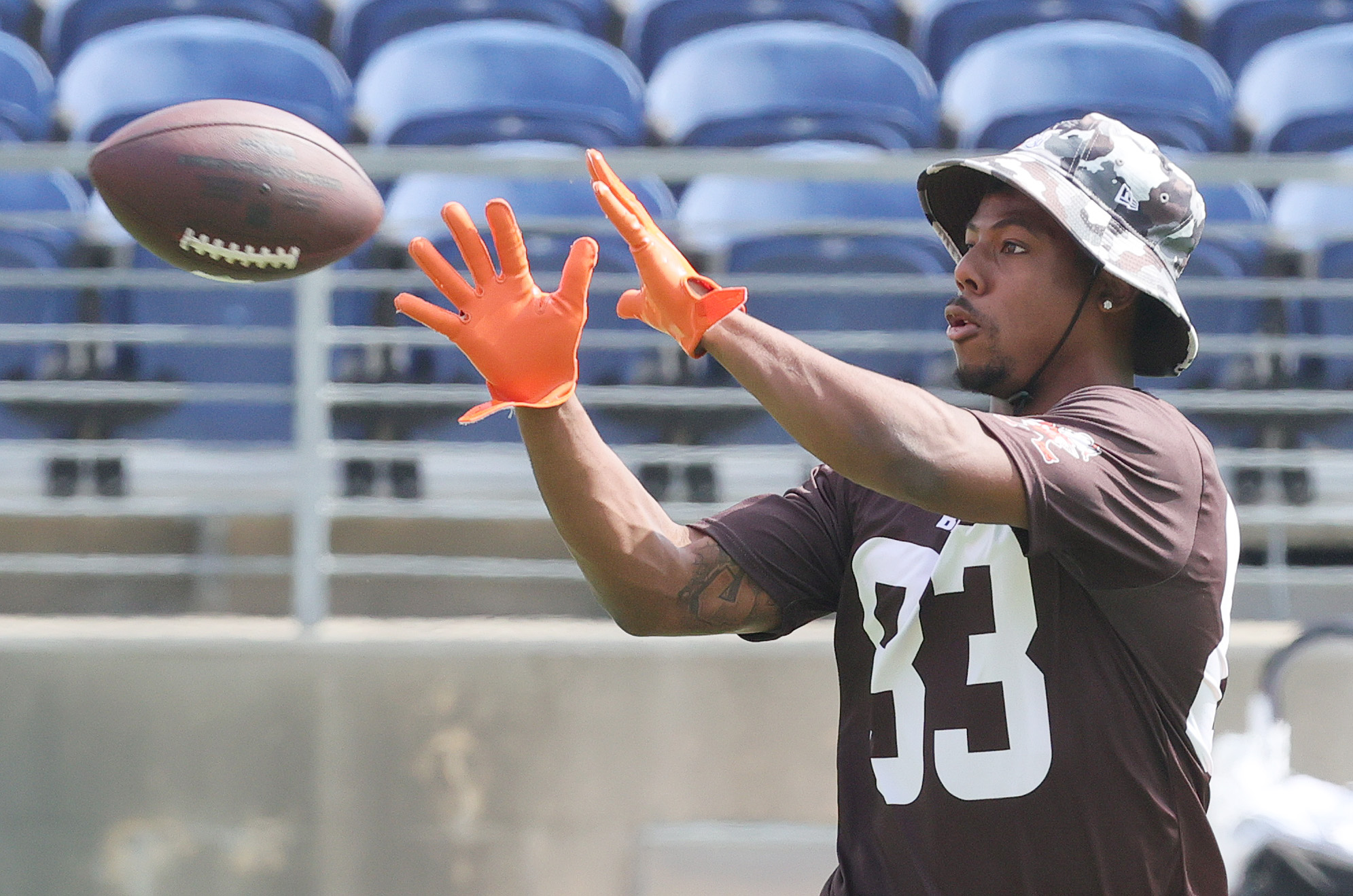 Cleveland Browns minicamp at the Pro Football Hall of Fame stadium, June  15, 2022 