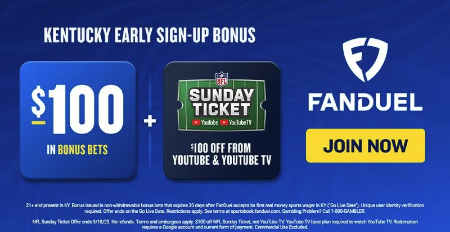 Kentucky Bonus for Thursday Night Games! Promo Codes Live Now!