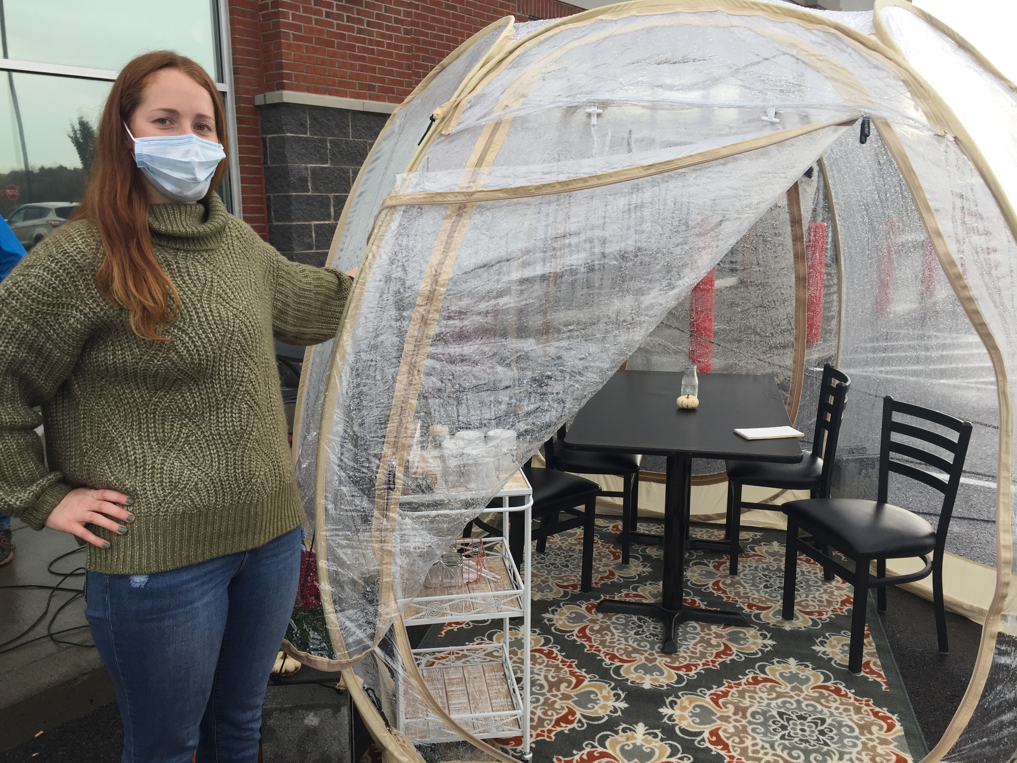 Outdoor dining in 'bubbles' at the The Brasserie in Camillus - syracuse.com