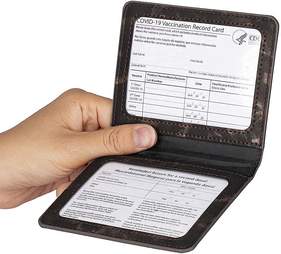 digimon card battle iso Travel - Passport Sleeve & Vaccine Card Wallet in Leather main image 1