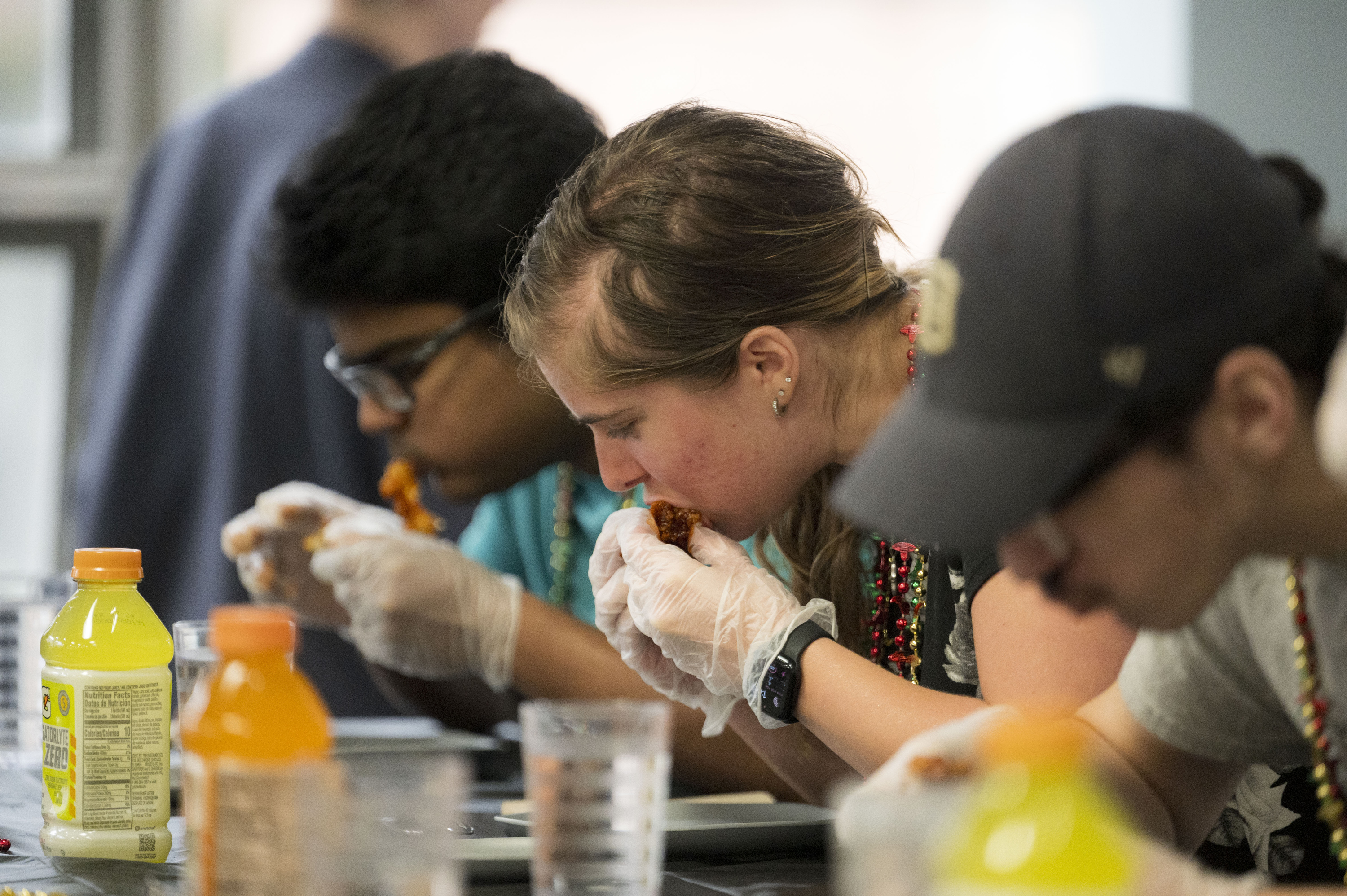 Hot Ones” style wing eating contest held for charity on EMU campus -  mlive.com