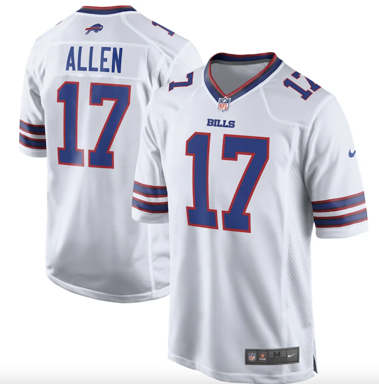 Josh Allen Buffalo Bills Highland Mint 13'' x 13'' Jersey Number Frame