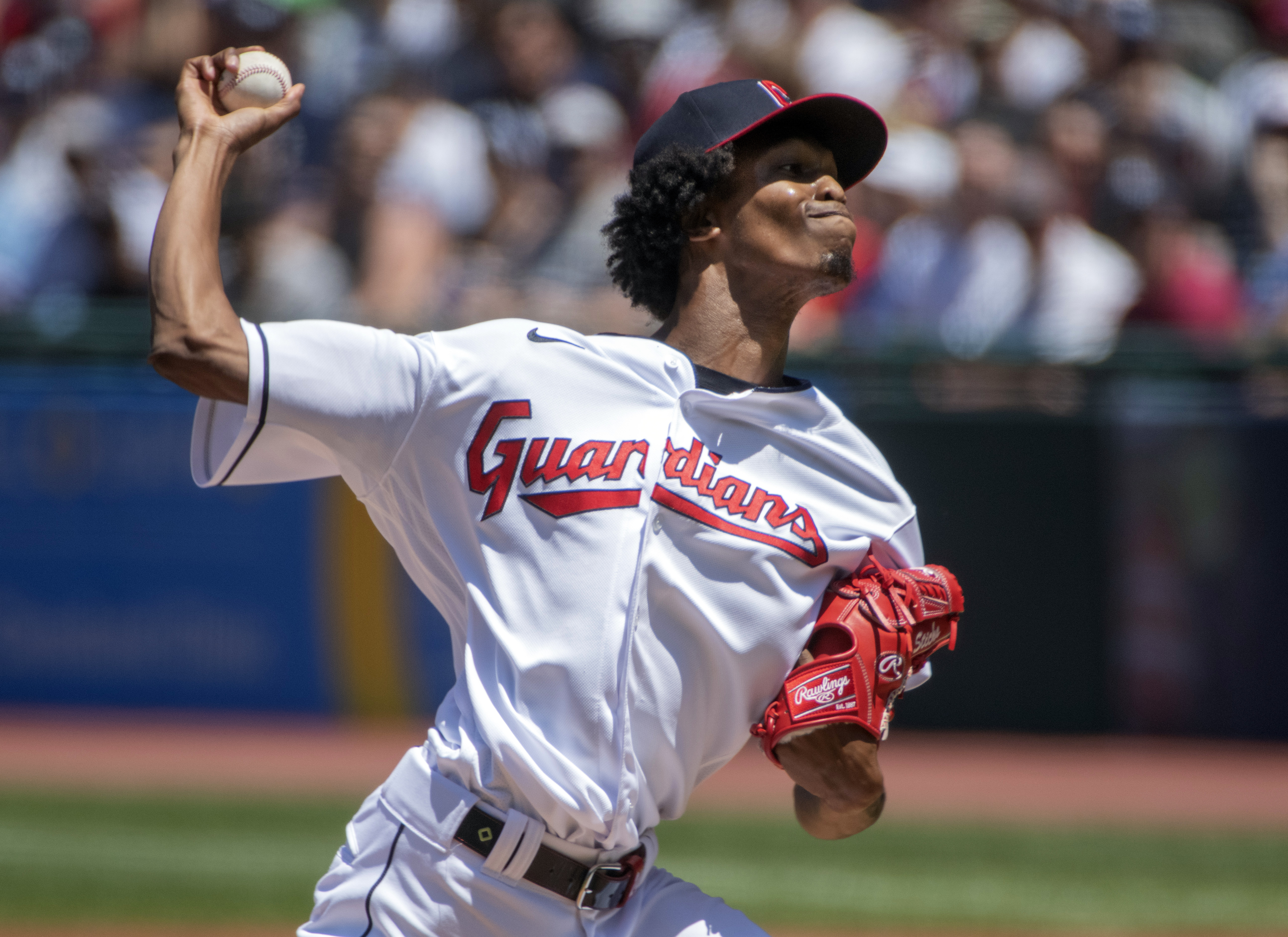 Guardians beat Twins 2-1; Triston McKenzie strikes out 10