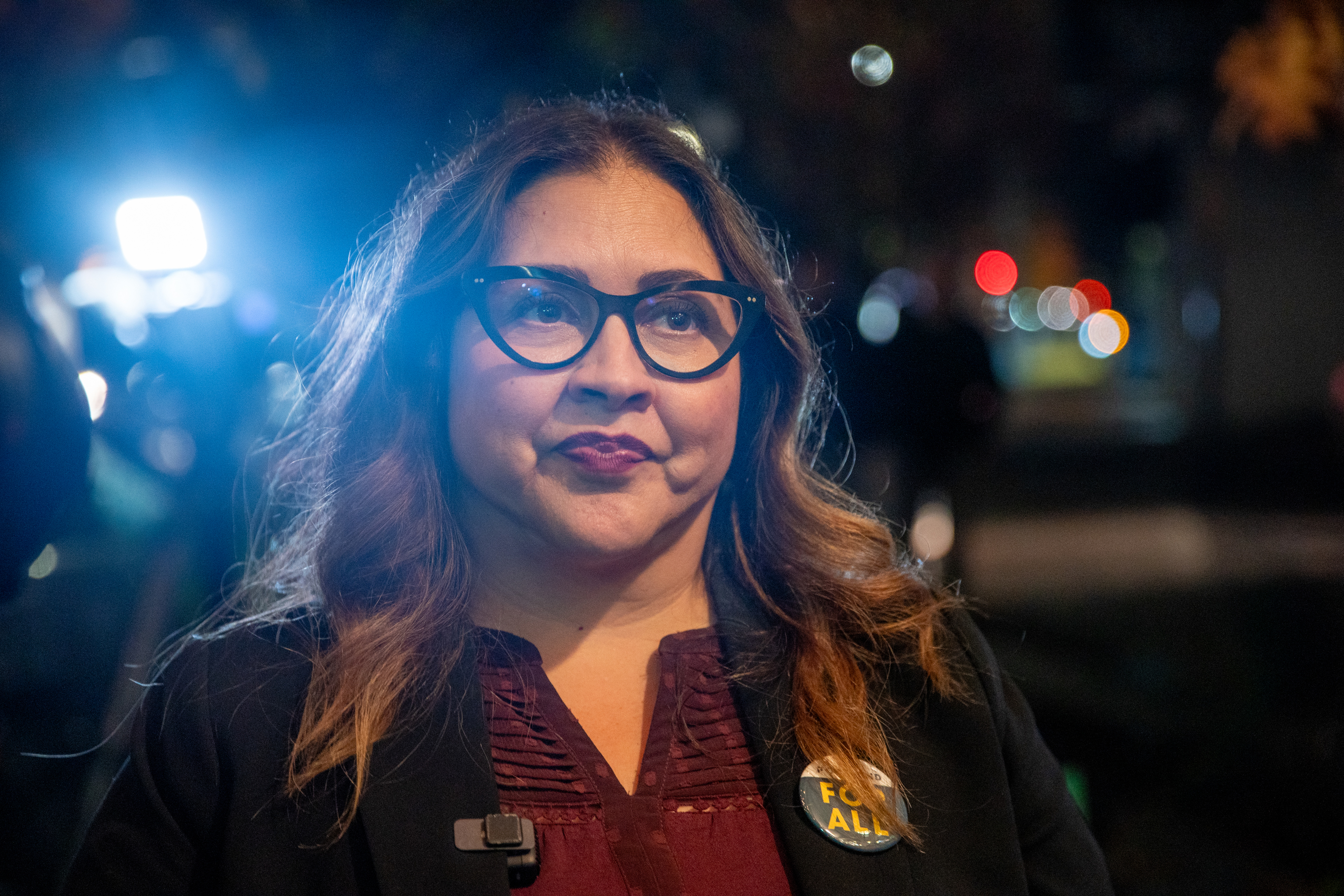 Carmen Rubio mayoral election party at The Sports Bra 2024 - oregonlive.com