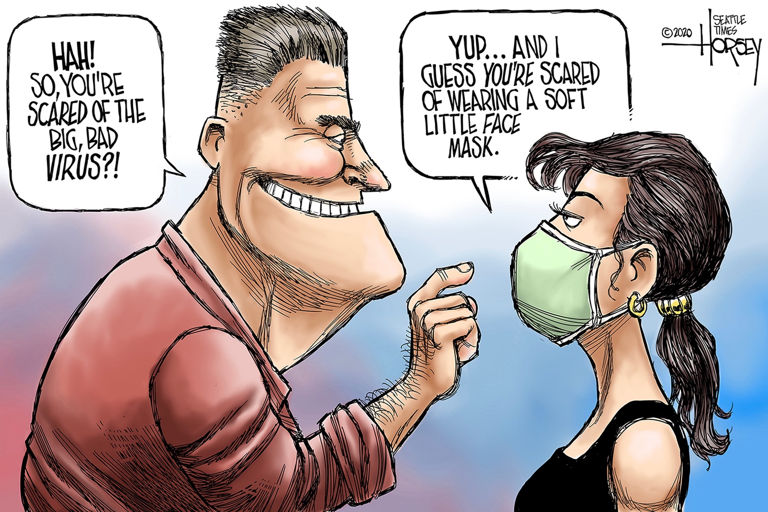 Editorial cartoons for May 31, 2020