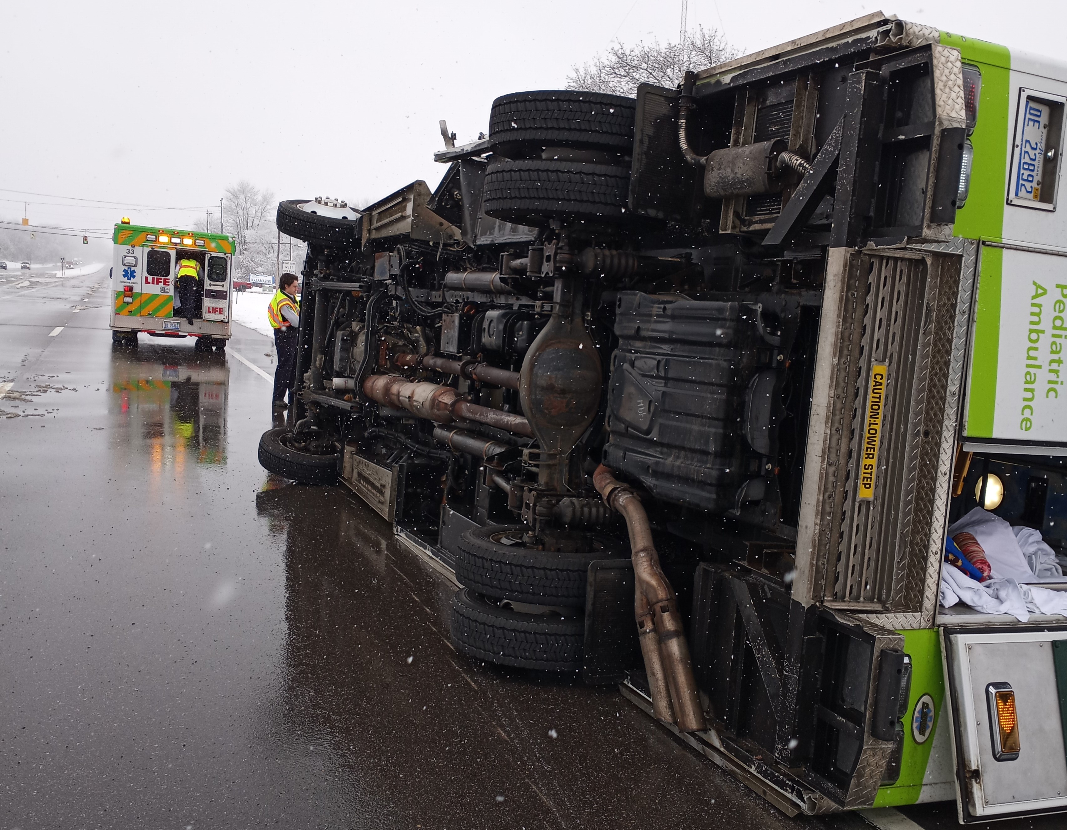 Crash involving ambulance and plow truck in Kalamazoo County - mlive.com