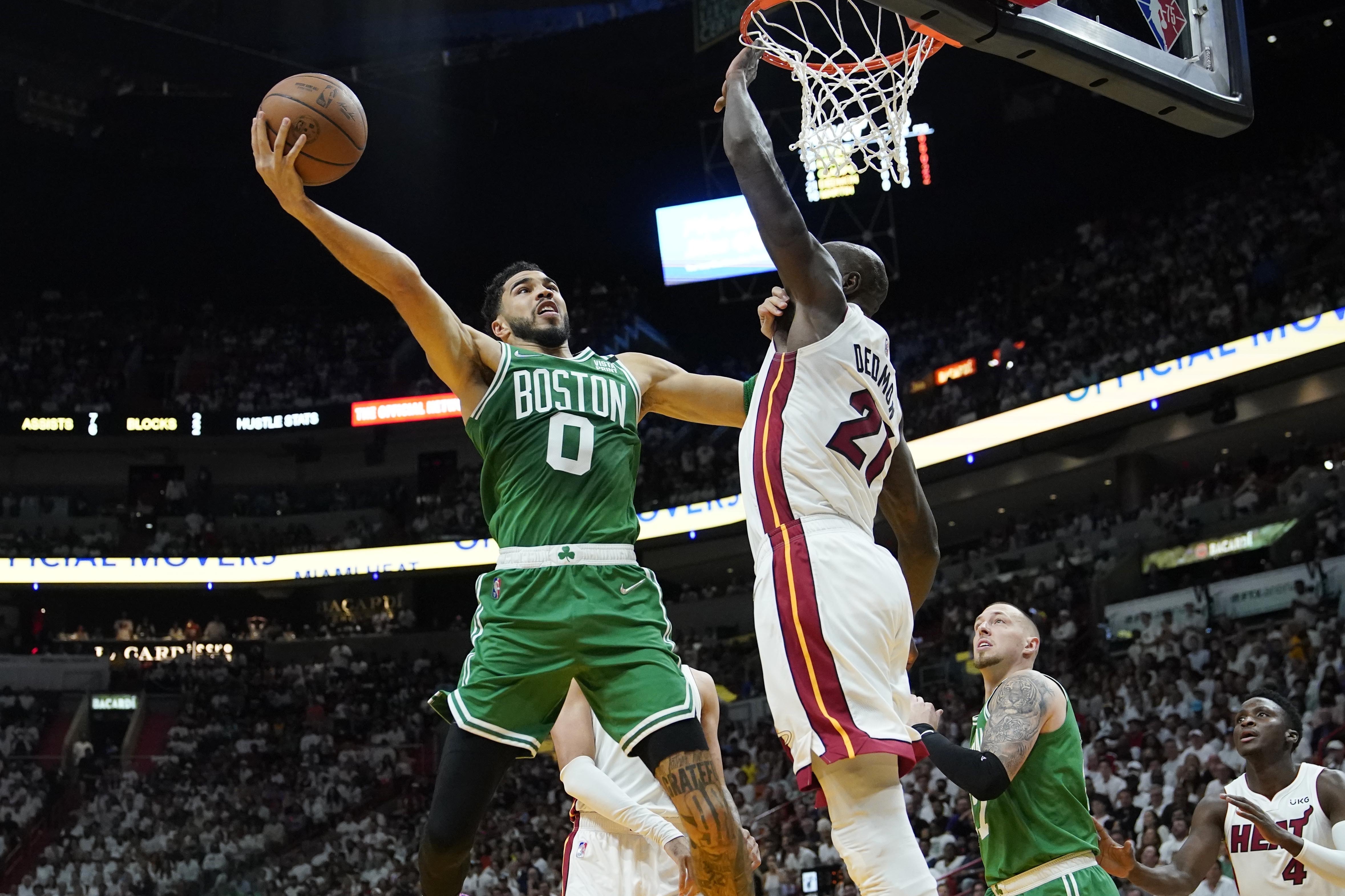 Heat blow out Celtics to reach NBA Finals