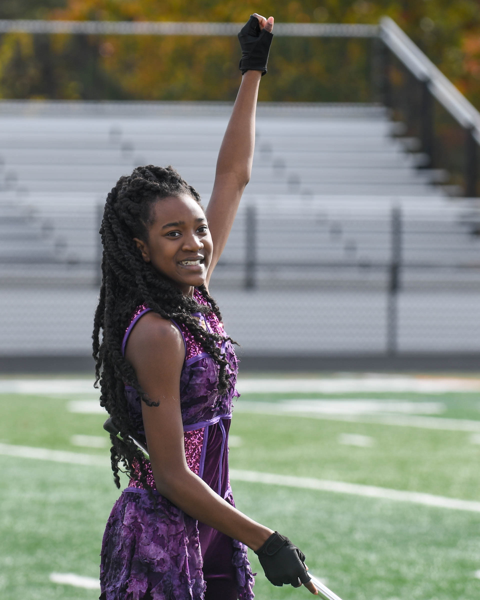 Marching Band Hoboken High School Performs "Thor's Hammer" on 10/29