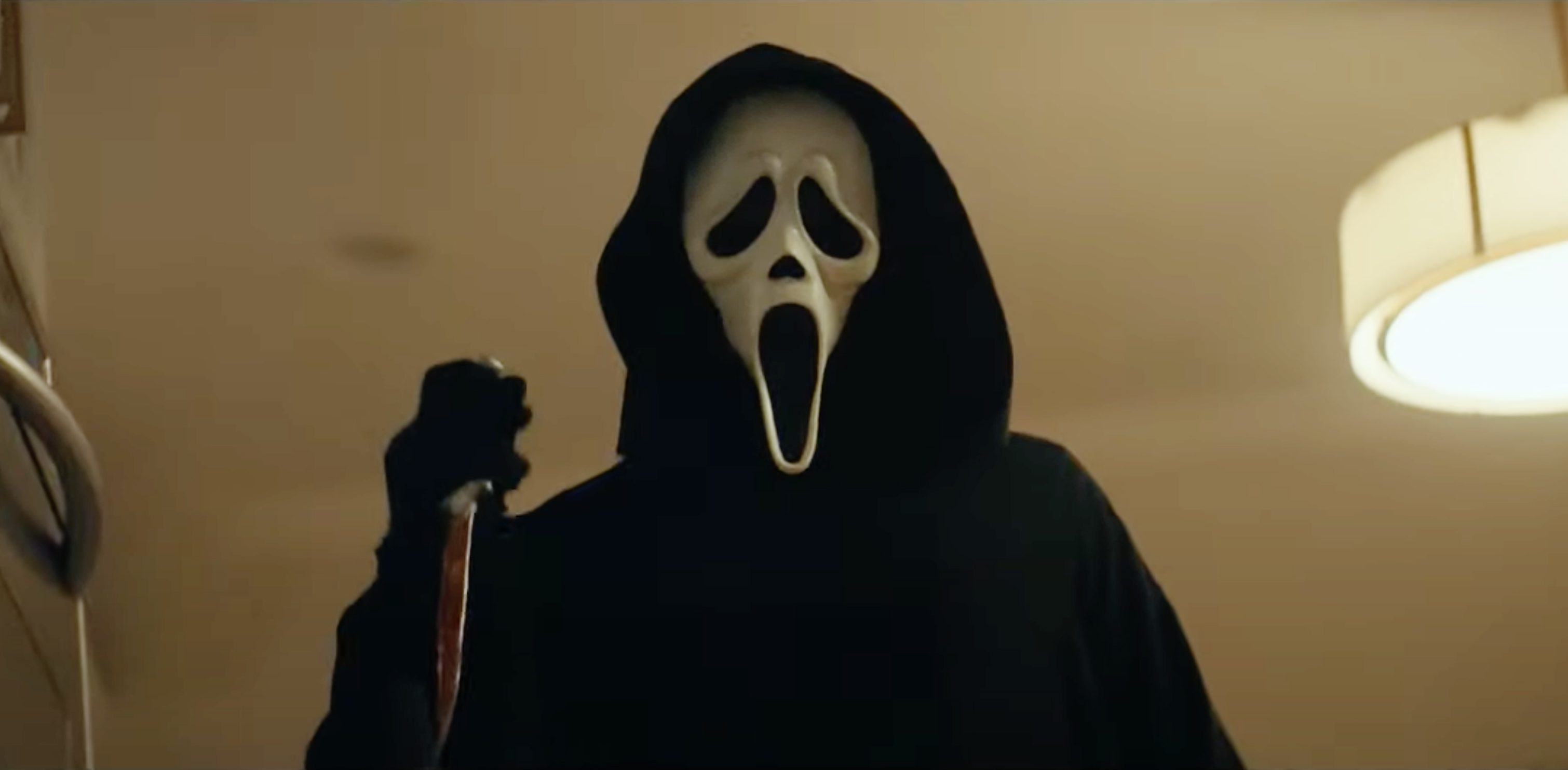 Крик трейлер. Крик 5 2022. Scream 5 фильм 2022. Крик 1996 призрачное лицо.