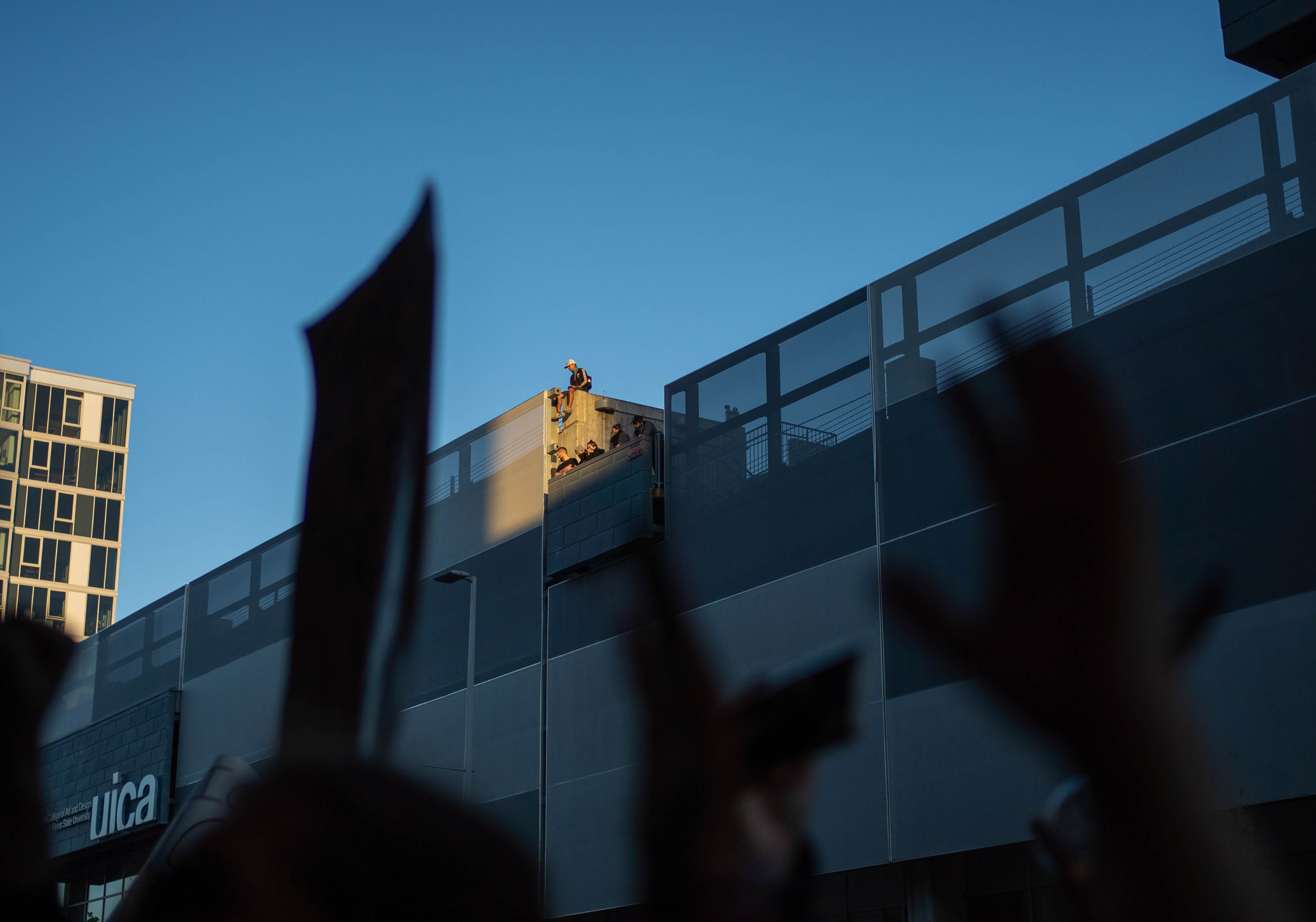 Photos from protest against police brutality in Grand Rapids - mlive.com