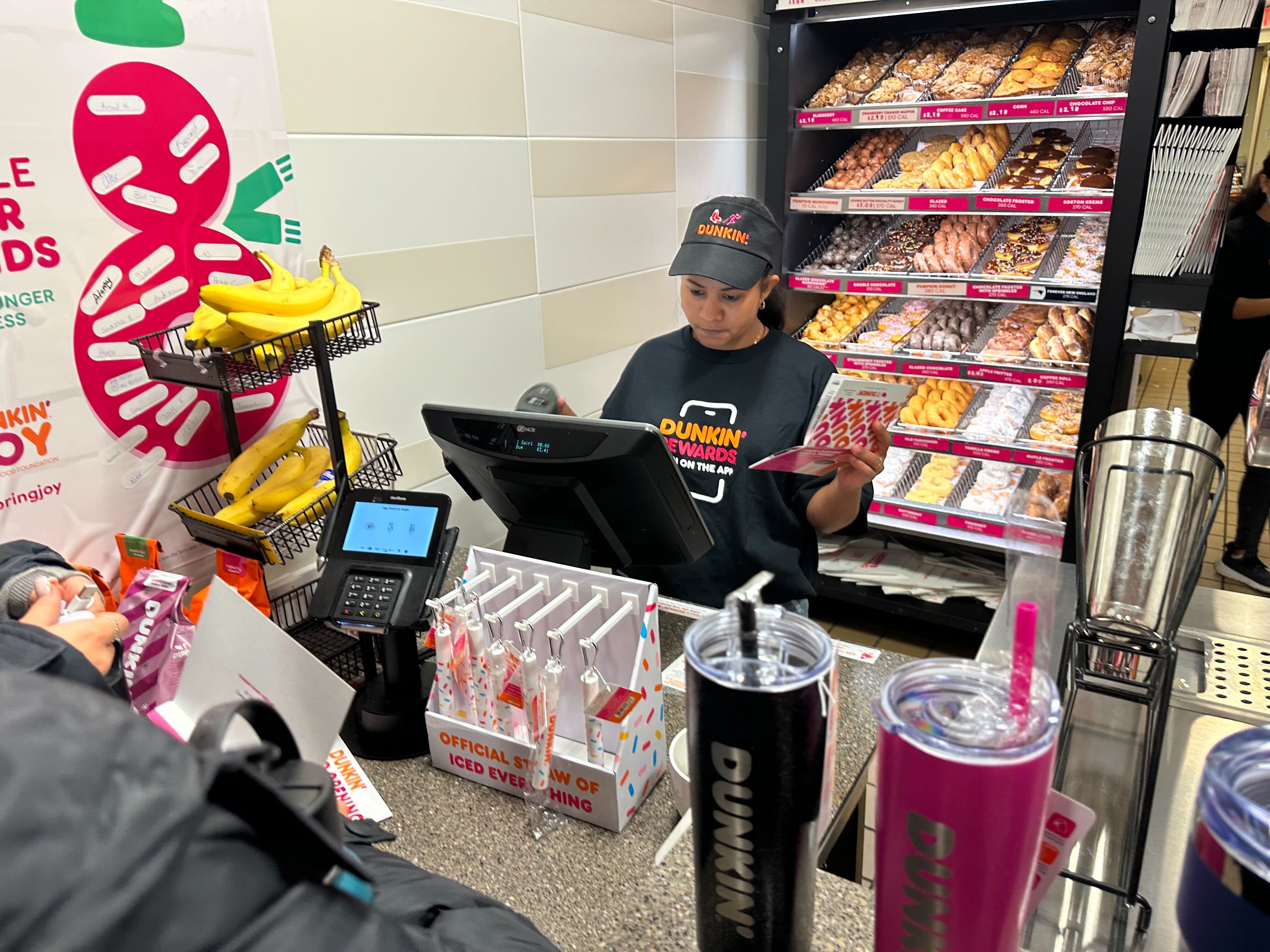 Dunkin' store at 61 Cambridge Street in Harvard Square.