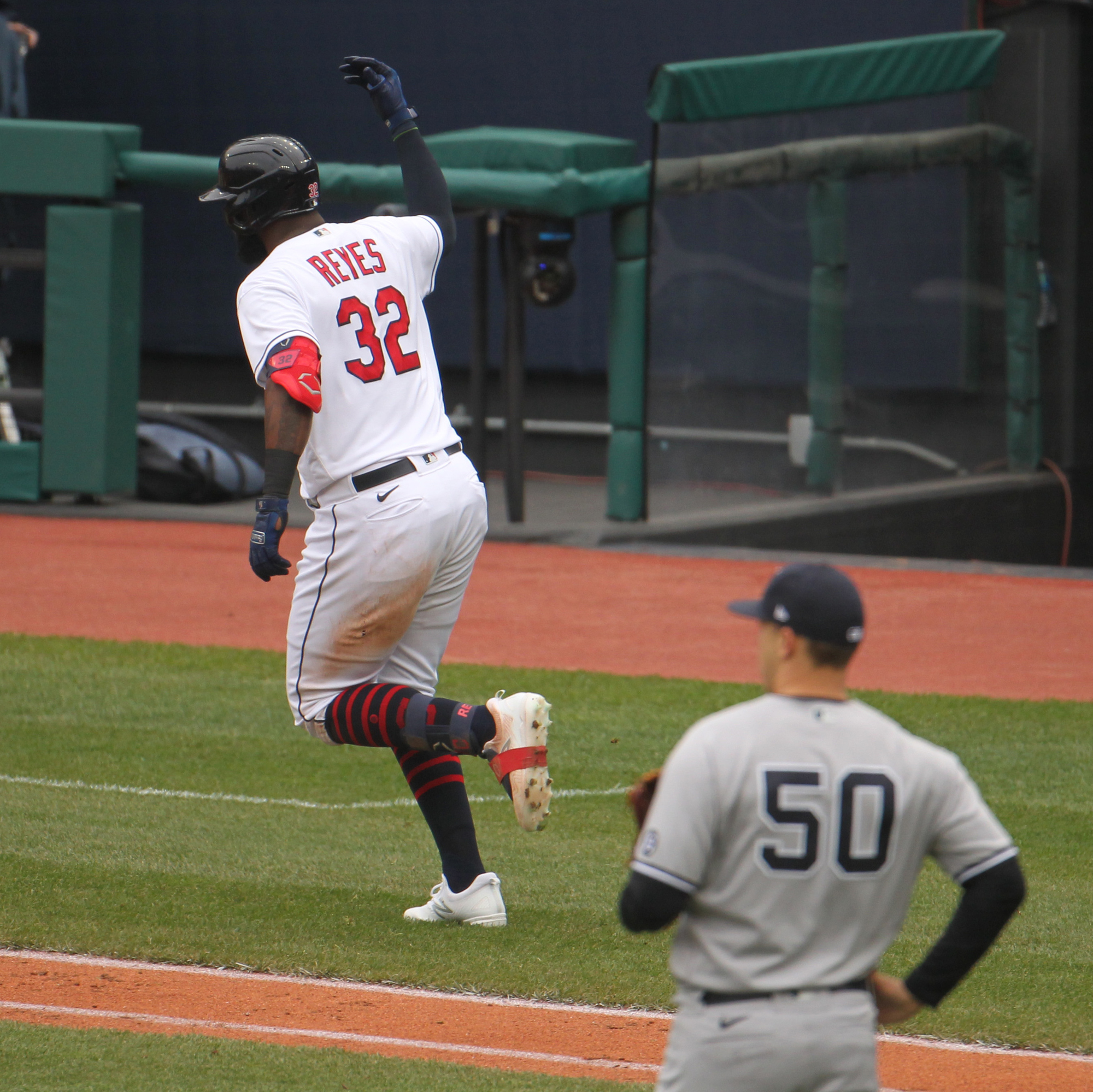 Franmil Reyes' sacrifice fly, 04/25/2023