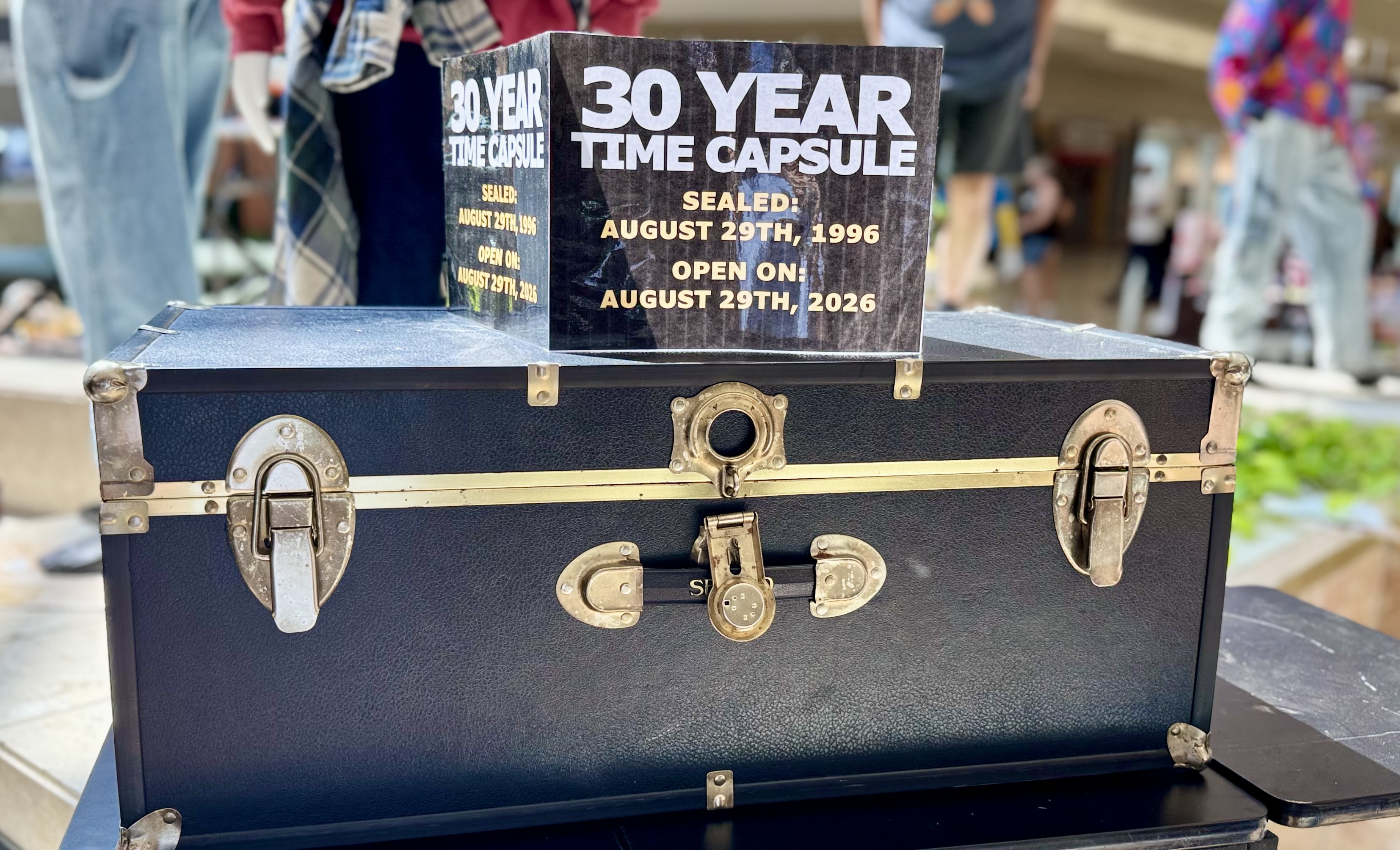 Time capsule from 1996 unearthed in 2026 at Oakland Mall in Troy
