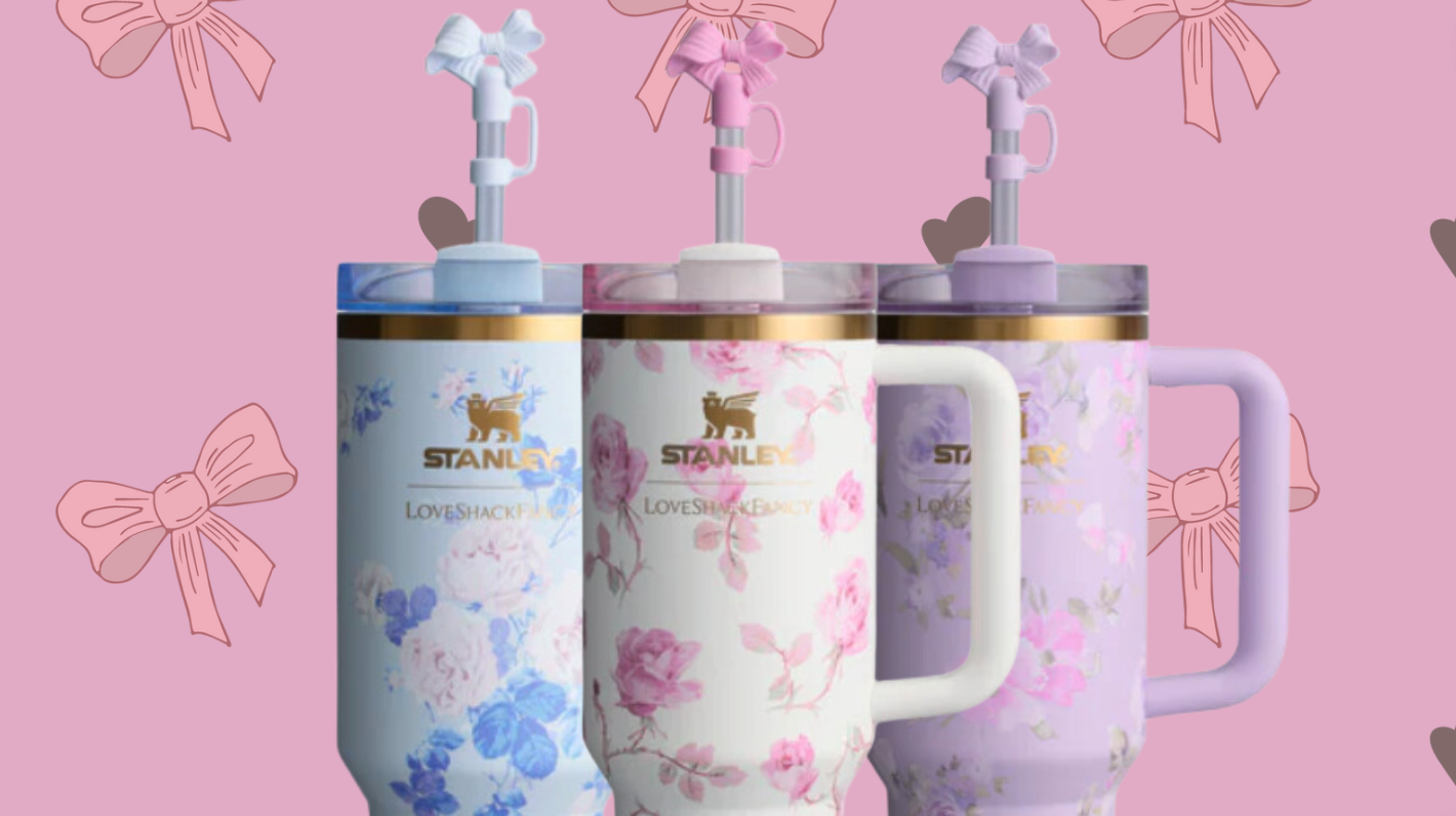 Stanley x LoveShackFancy QUENCHER 40oz 1.18L Tumbler [Ribbon
