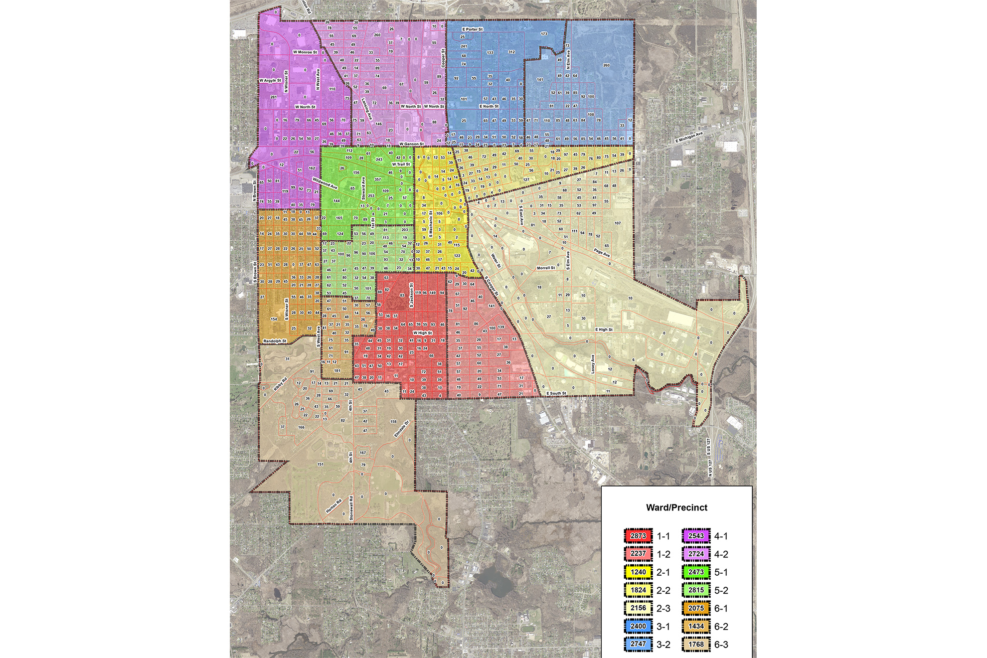 City Of Jackson Ms Zoning Map Jackson Has New Ward, Precinct Boundaries After Council Approval - Mlive.com