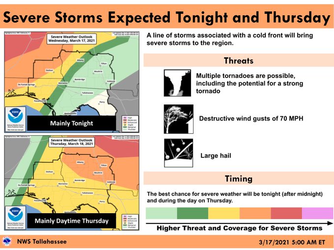Severe weather expected in Alabama - al.com