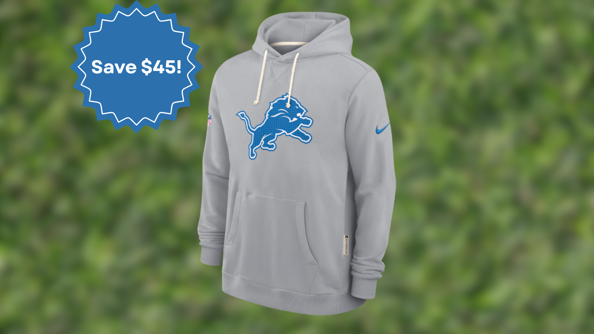 Detroit Lions Father's Day gifts: Nike sideline hoodie $45 off