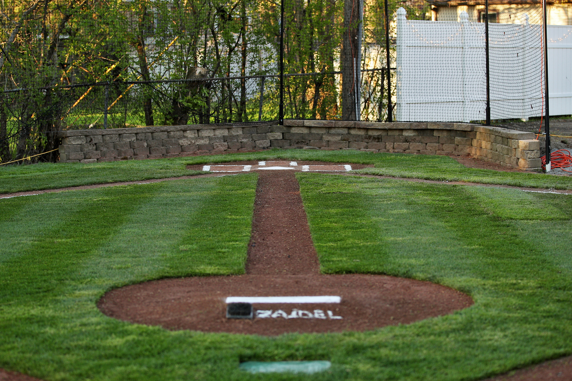 A slice of heaven Michigan man builds Wiffle ball dream field in backyard 