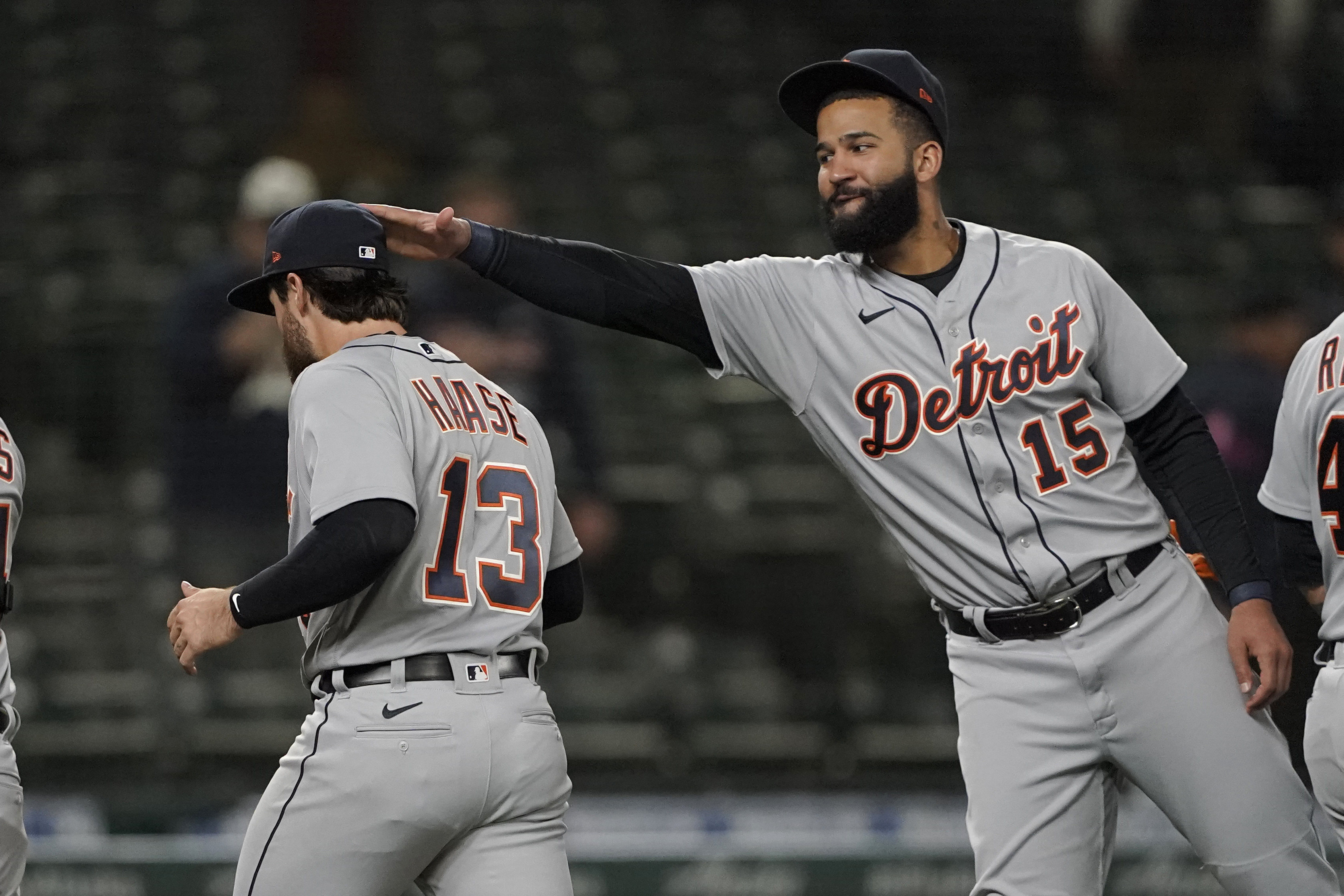 Memorable outfield debut for Tigers catcher Eric Haase: 'I don't