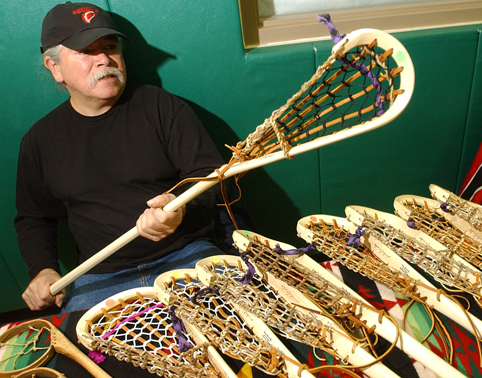 Handmade 11 Wooden Lacrosse Stick