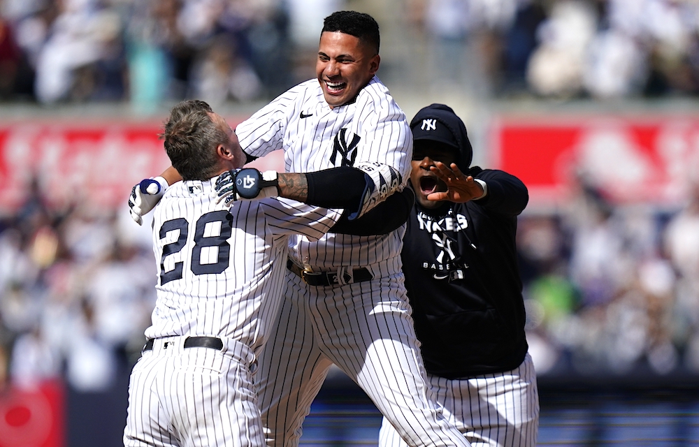 Gleyber Torres' walk-off single, 04/23/2022