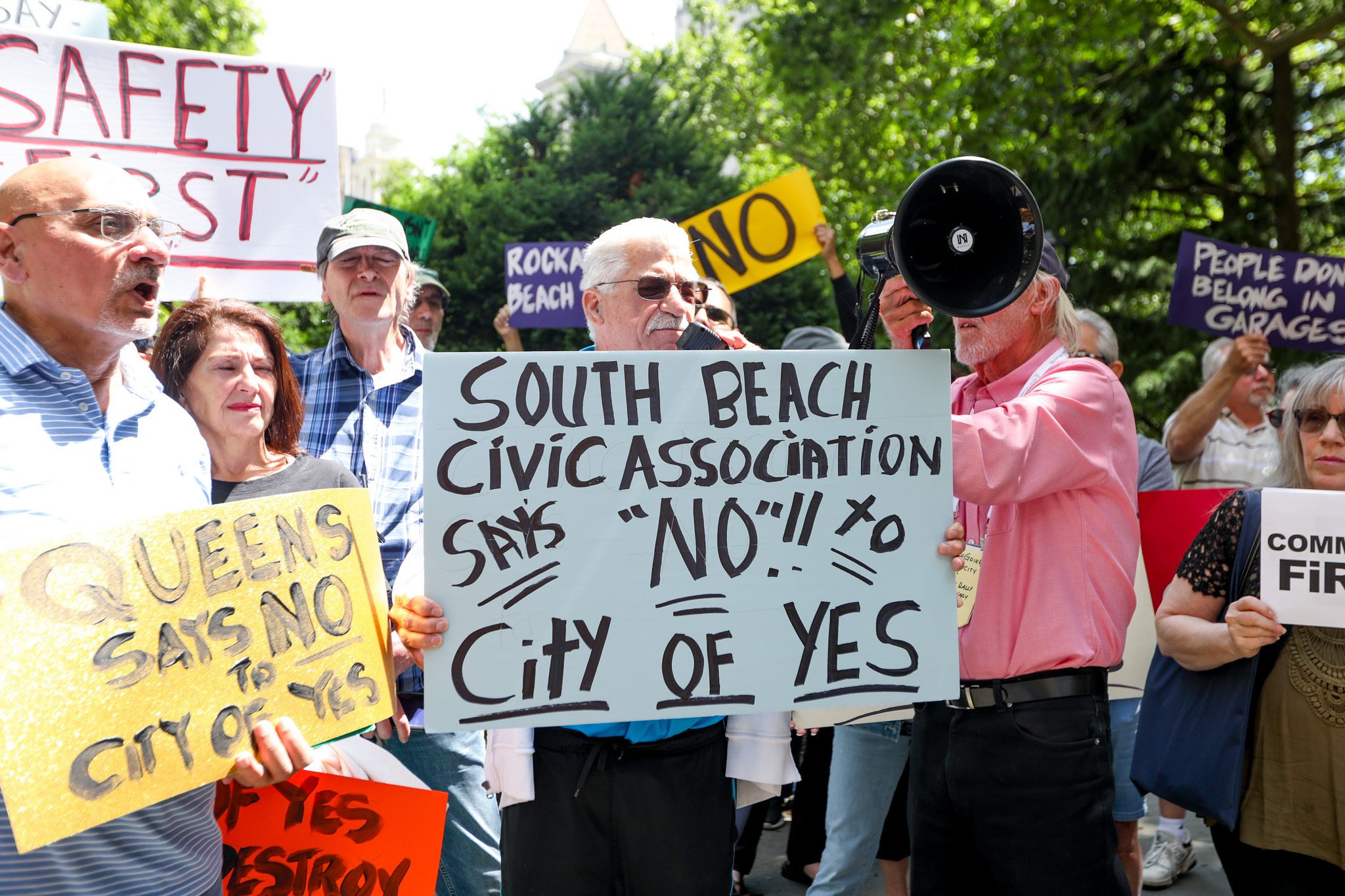 Staten Islanders, joined by citywide protesters, rally against major ...