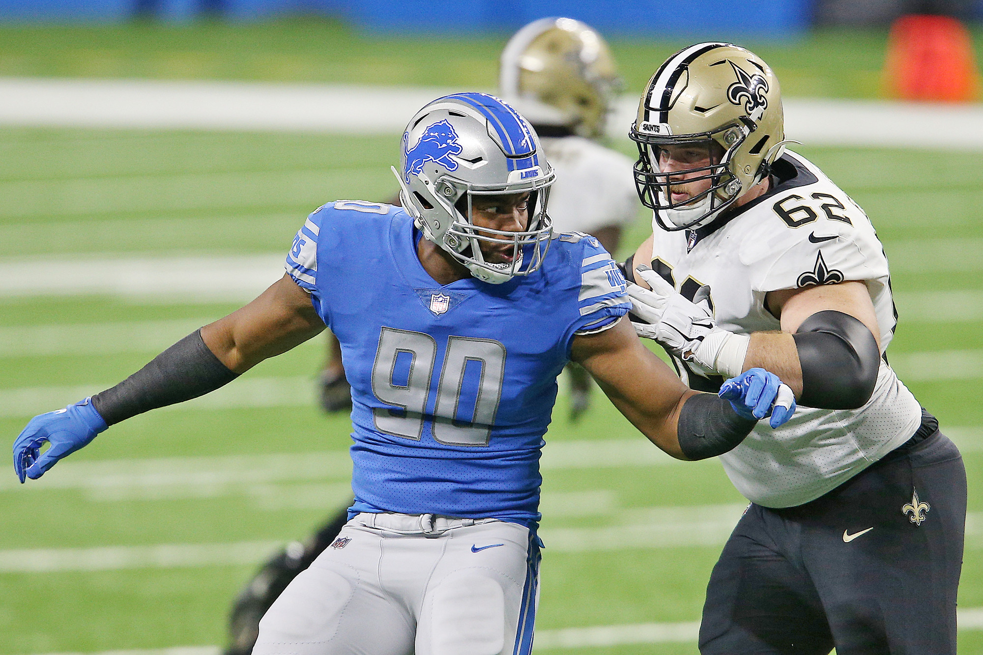 Lions' Trey Flowers taking position switch in stride, focused on  fine-tuning coverage skills 