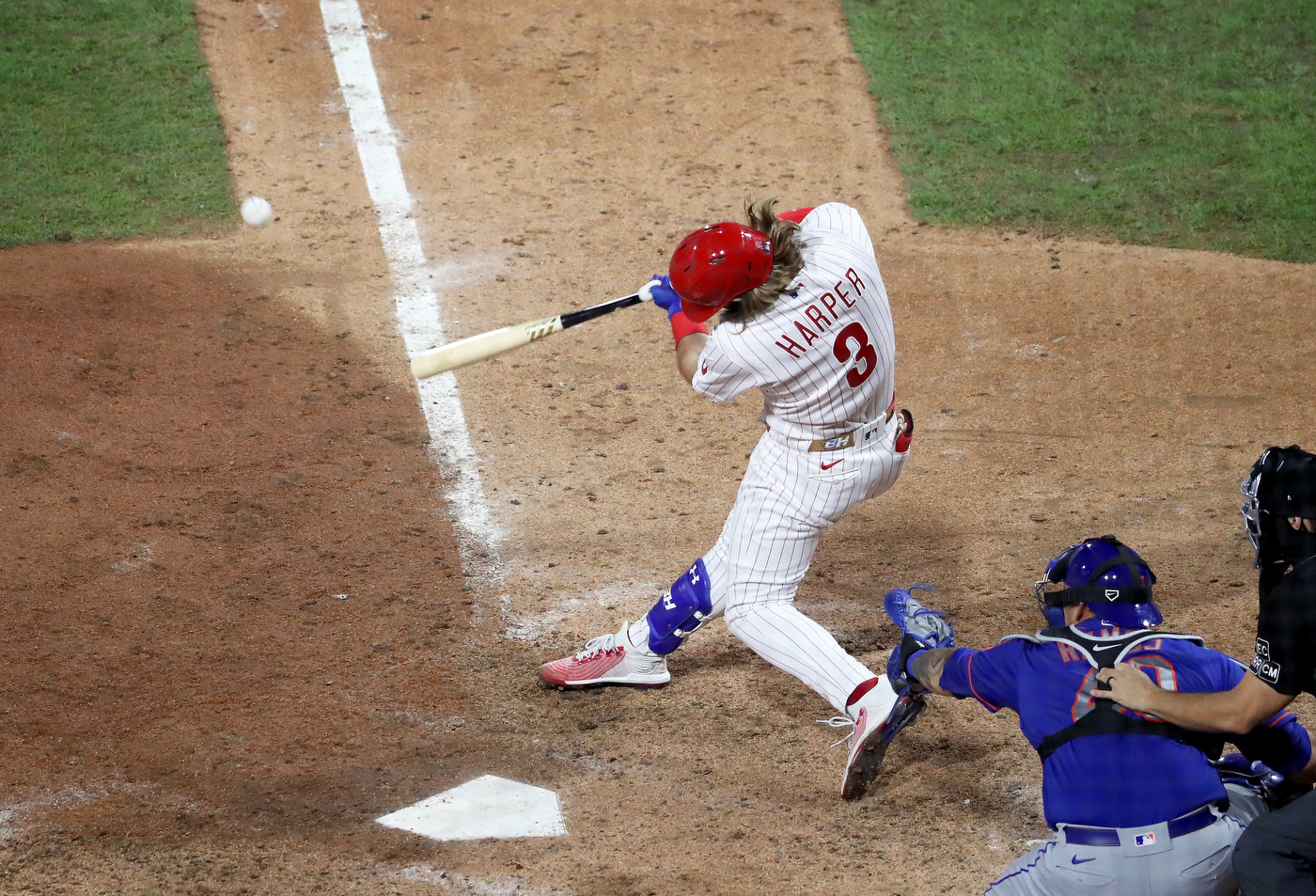 Mets rally vs. Phillies' bullpen, which wastes 878 feet of Bryce Harper  home runs