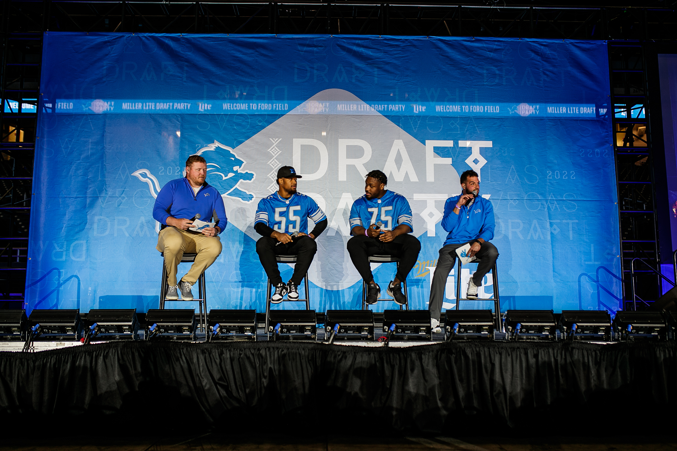 The 2022 NFL Draft Party filled Ford Field with hopeful fans