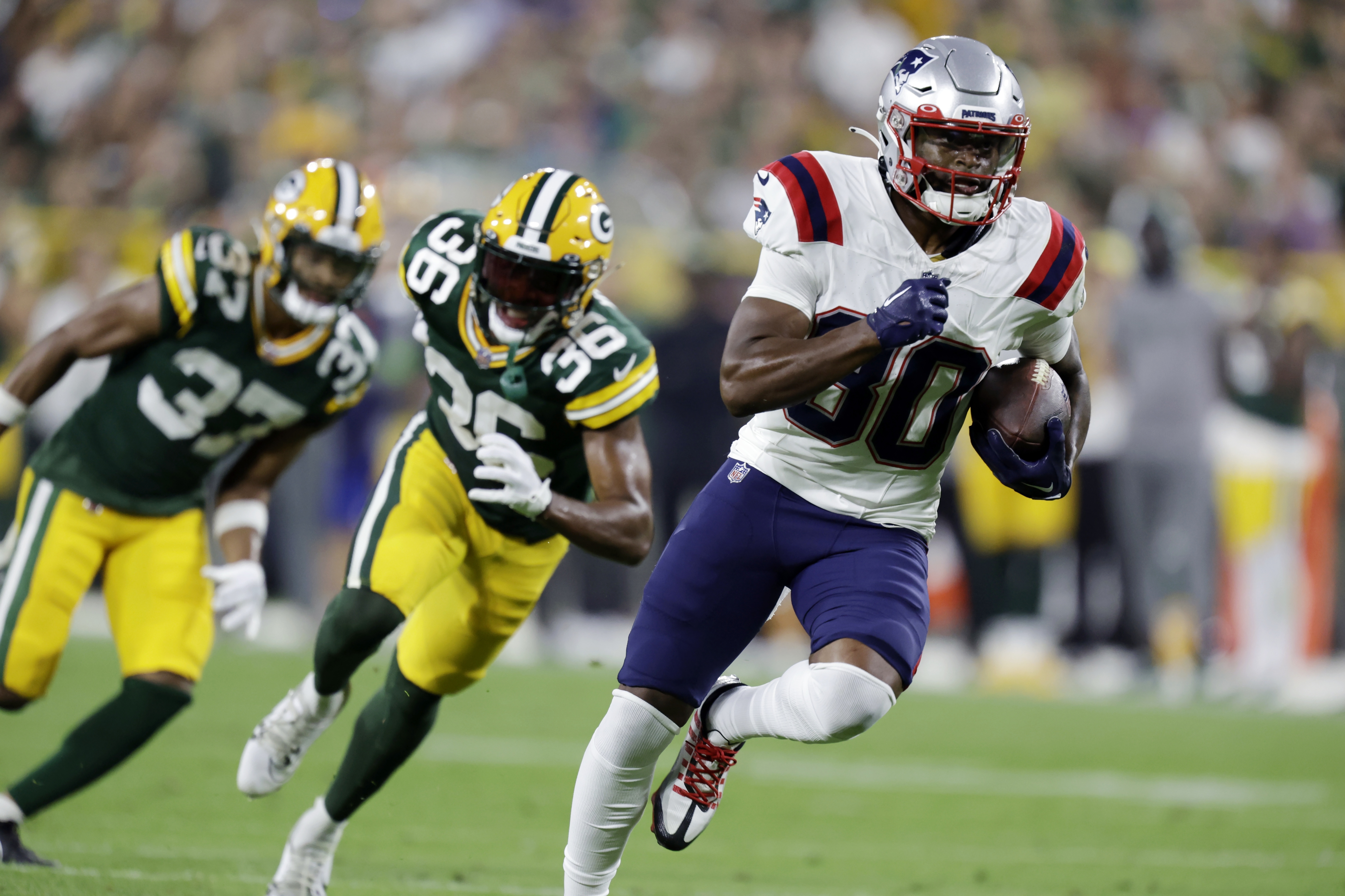 Patriots WR Kayson Boutte Scores FIRST TD, Should He Make Roster