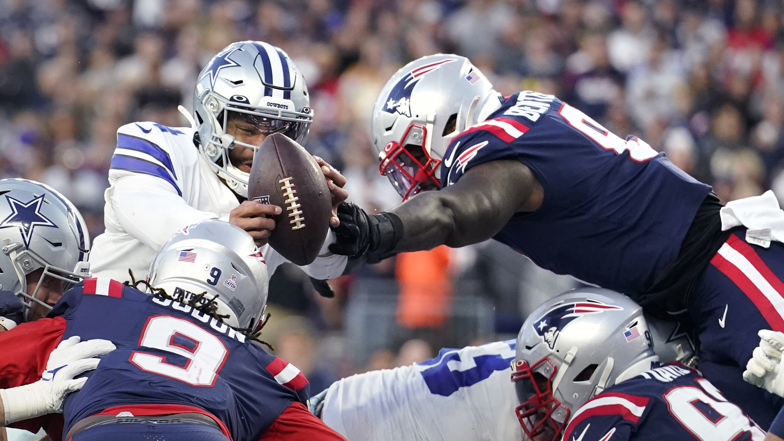 Dallas Cowboys OT win over New England Patriots NFL Gillette Stadium