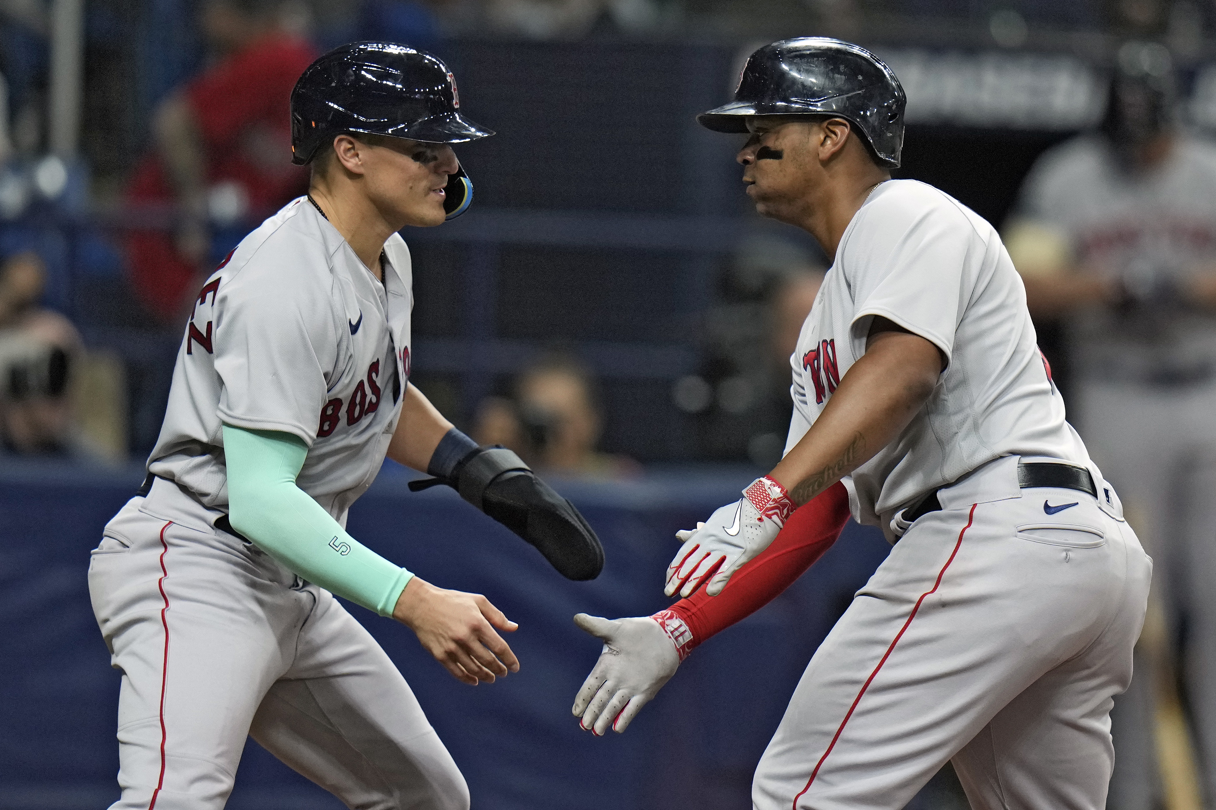 Red Sox hitters Masataka Yoshida and Rafael Devers defy convention