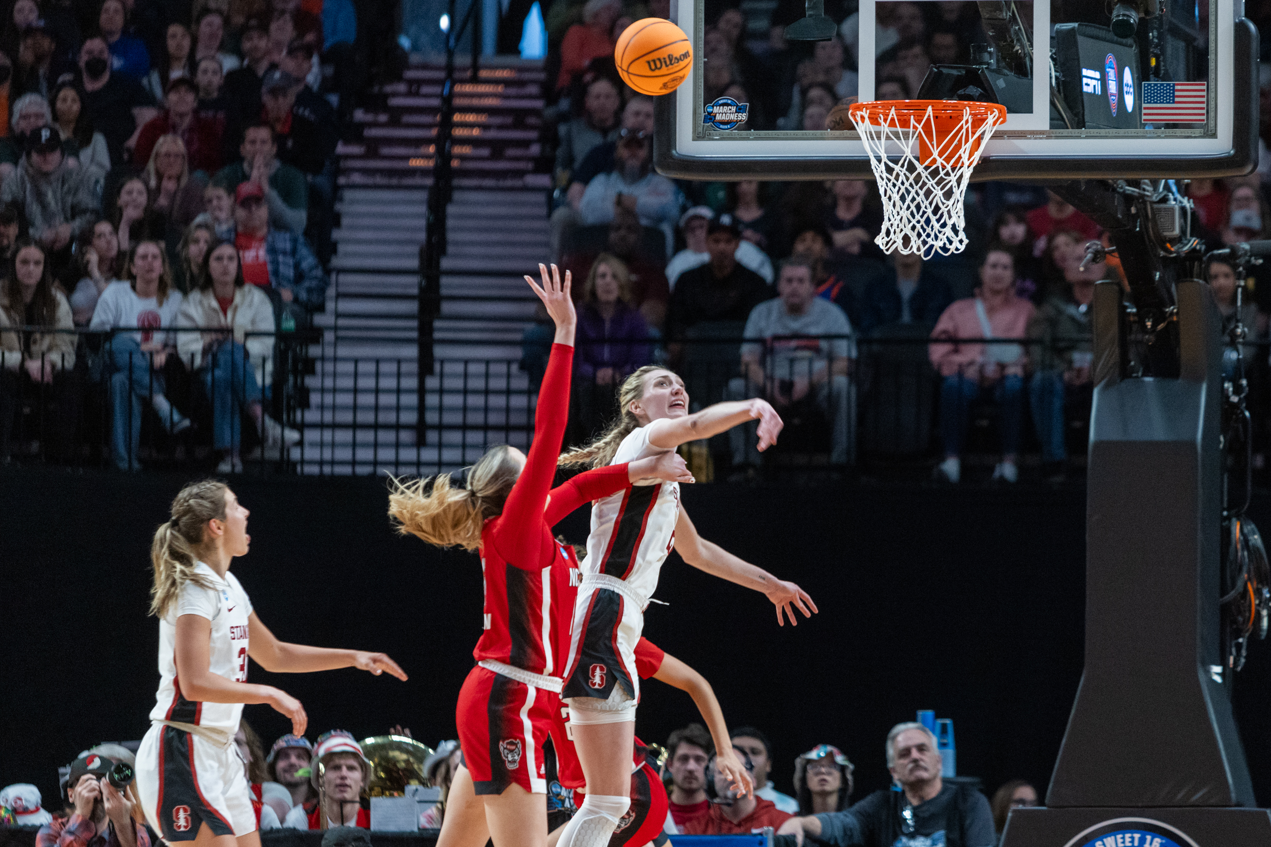 Stanford vs. North Carolina State, women's Sweet 16, March 29, 2024 ...