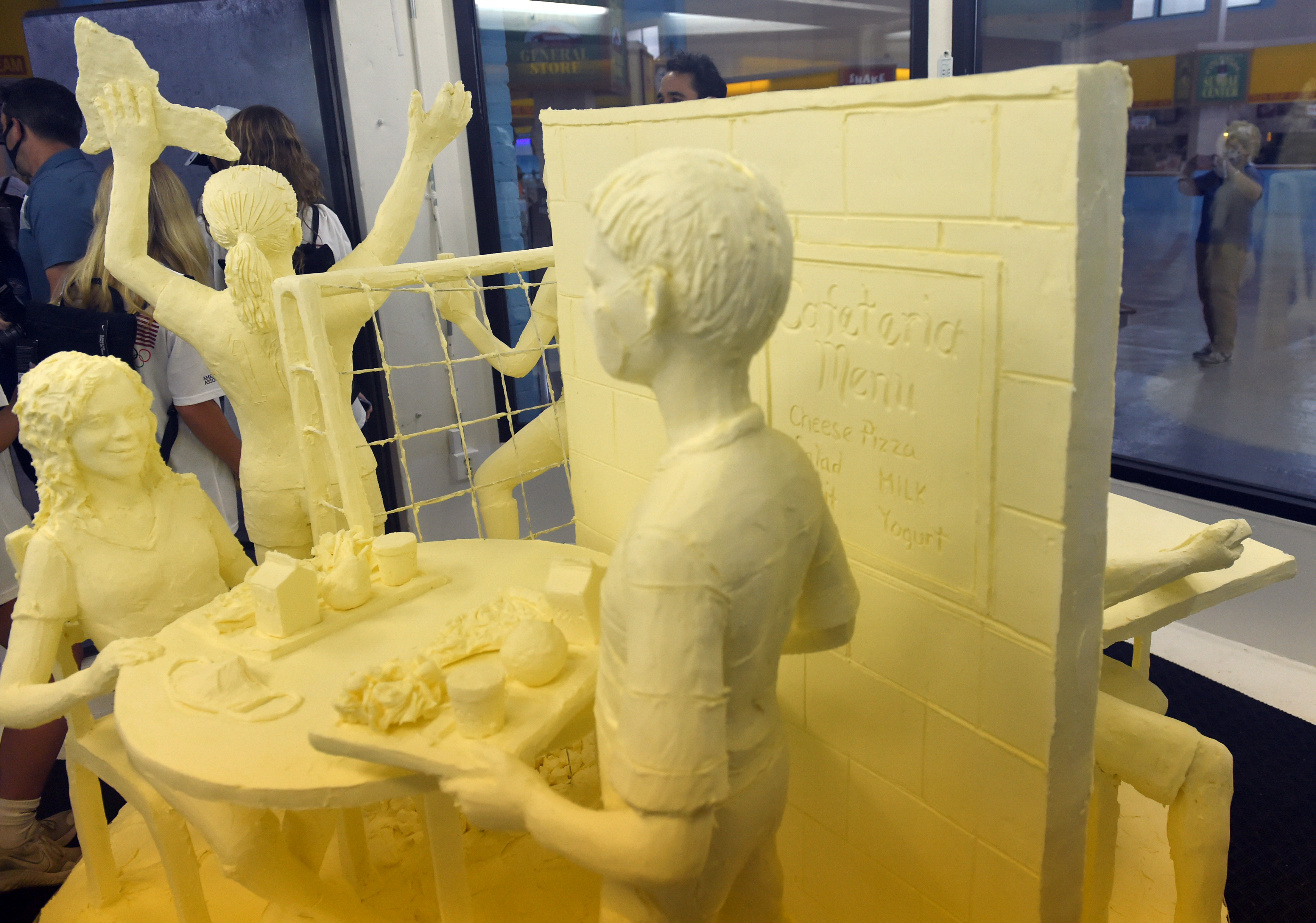 New York State Fair butter sculpture is taking shape