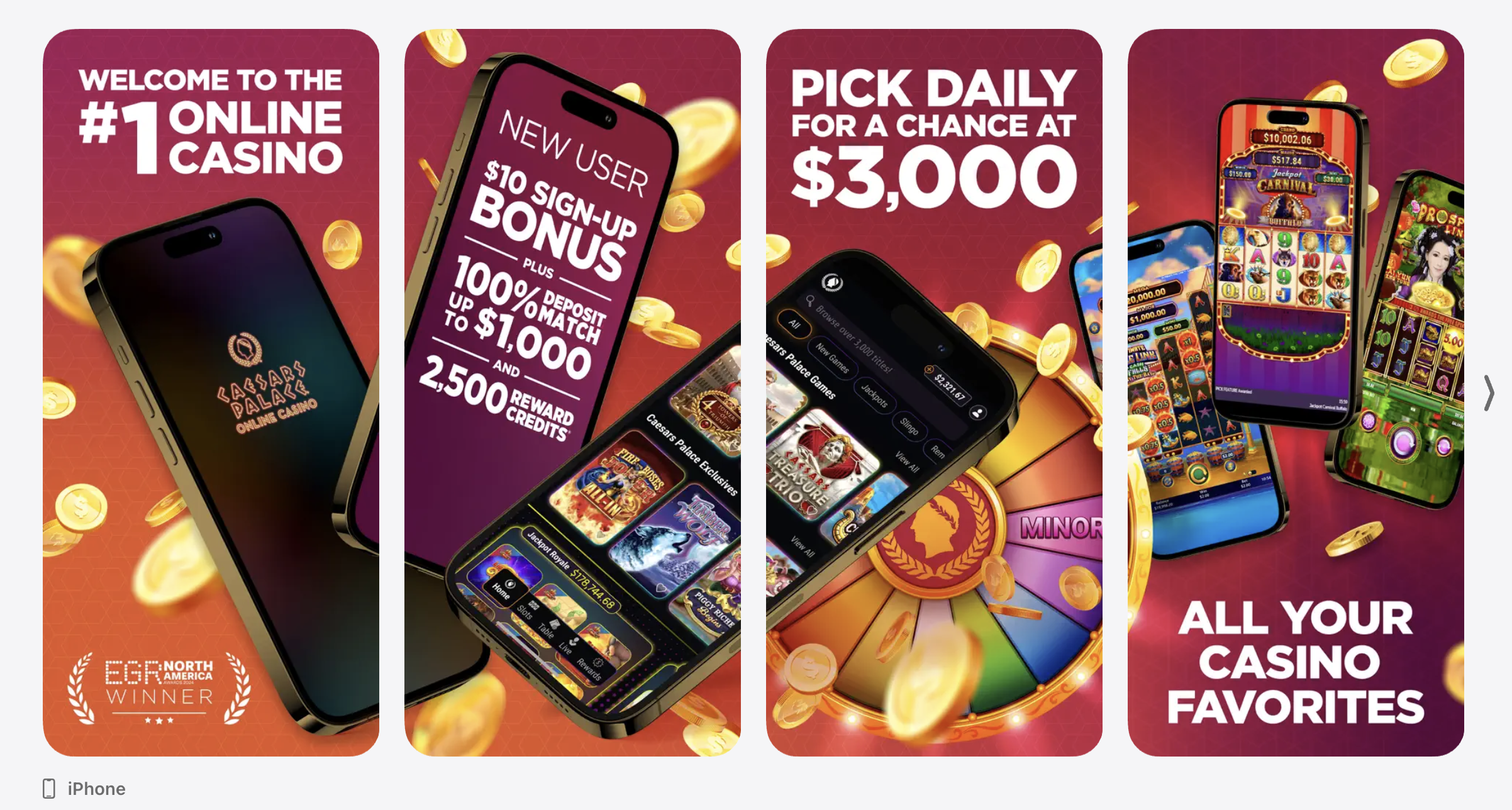 Sign up at Caesars Palace Casino this weekend and claim a three-tiered  welcome bonus - nj.com