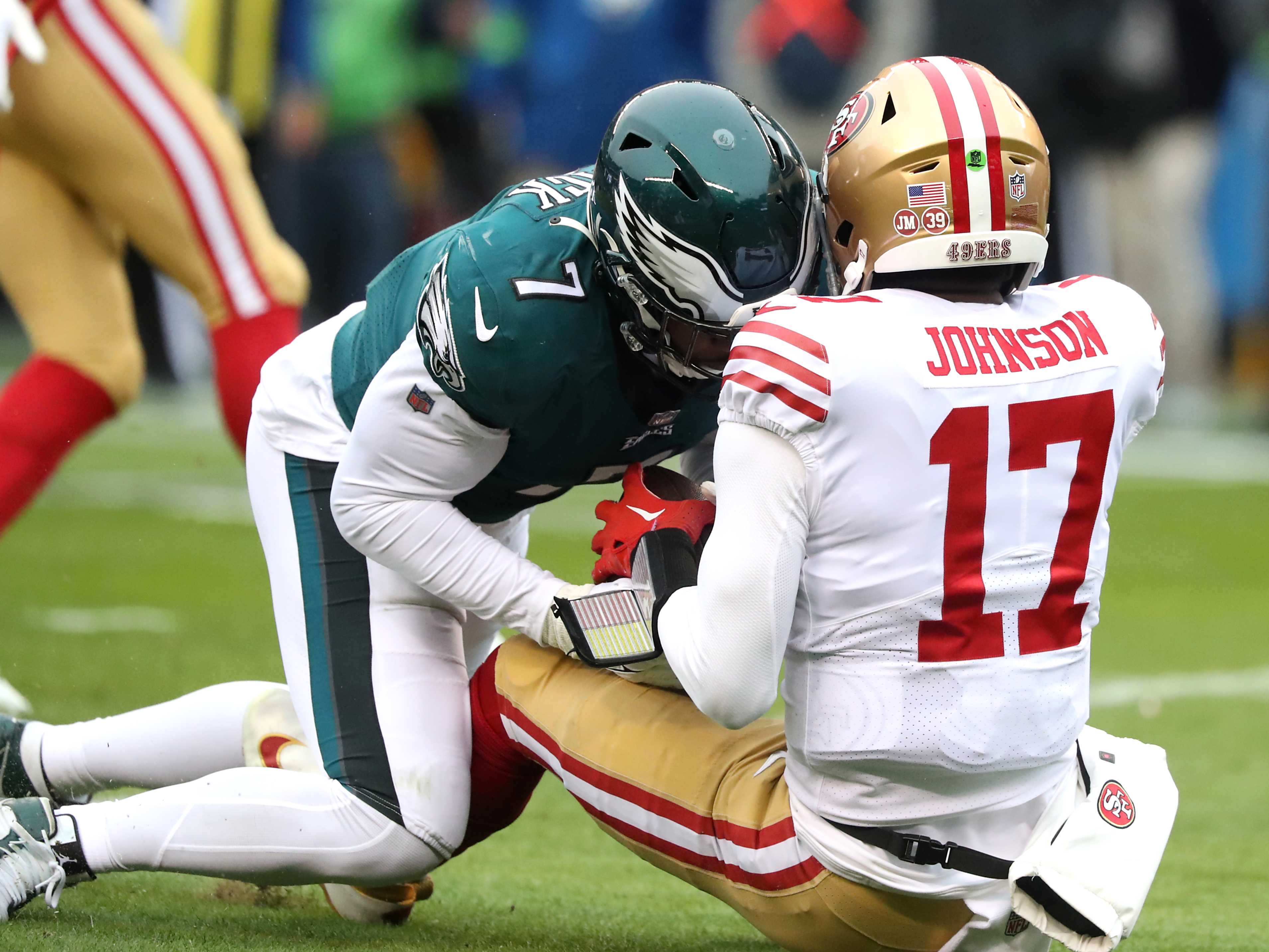 Photo: NFC Championship San Fransisco 49ers at Philadelphia Eagles -  PHI20230129155 