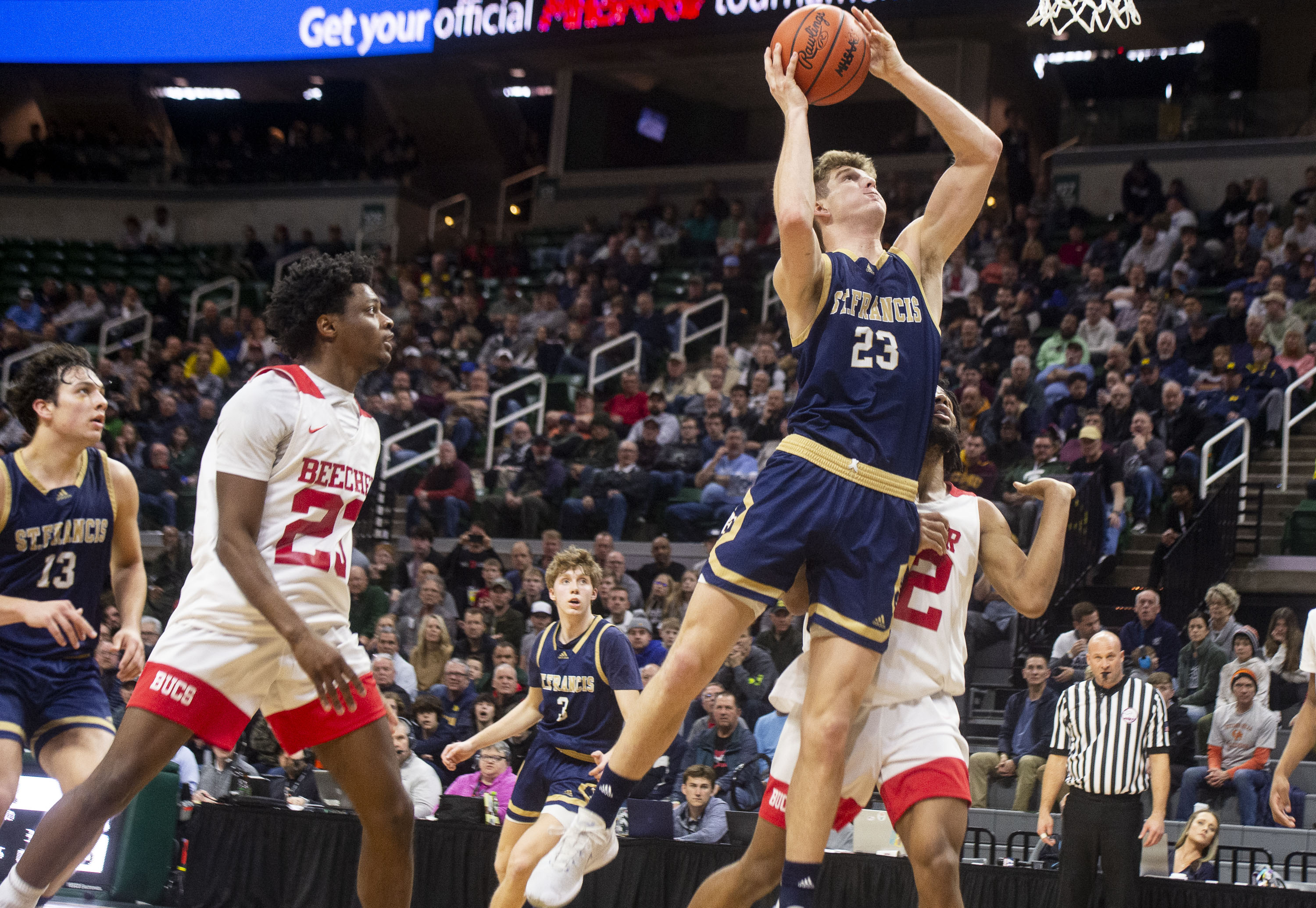 2023 MHSAA Division 3 boys basketball state final