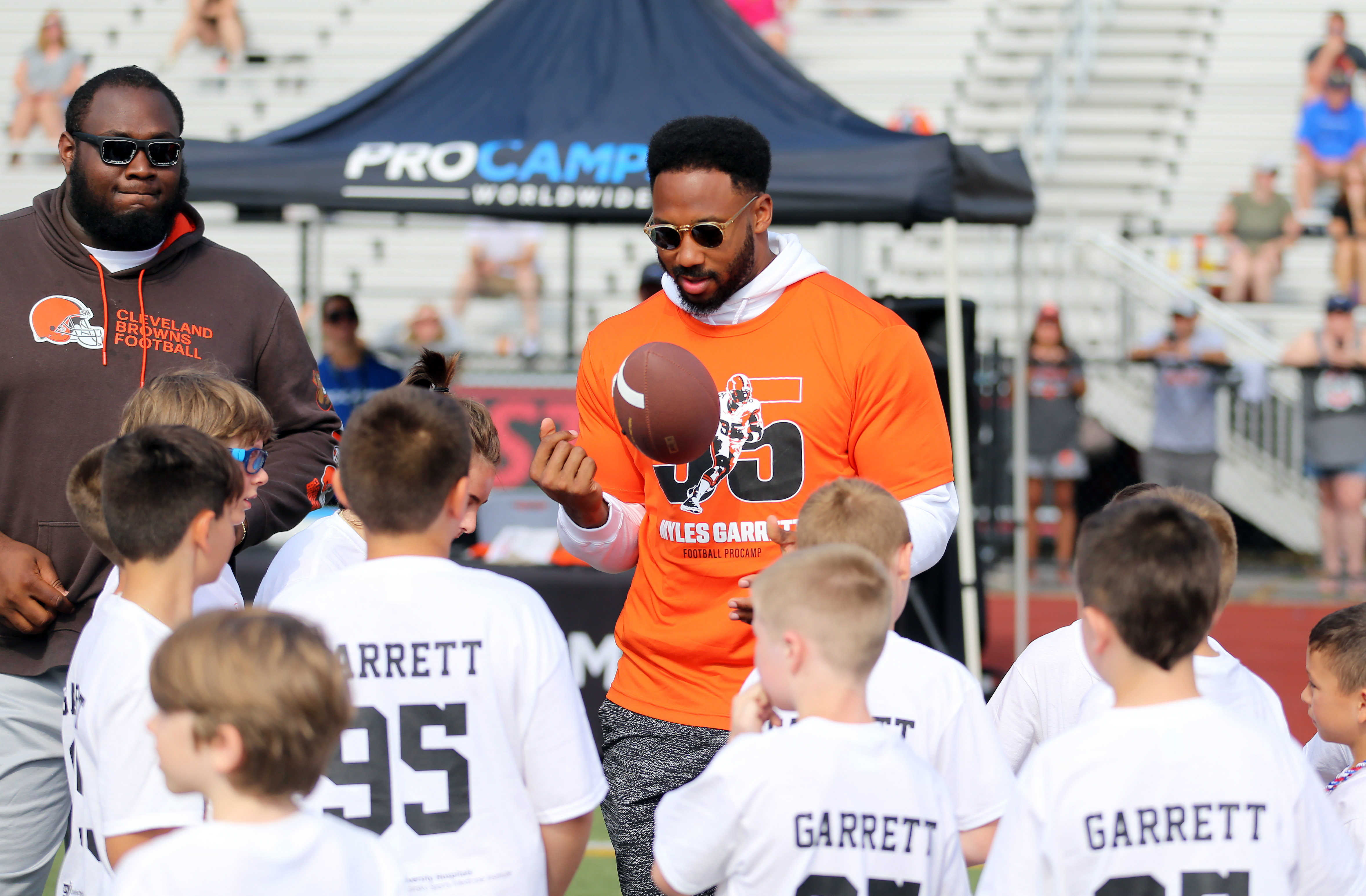 Myles Garrett Youth Football ProCamp, June 14, 2024 - cleveland.com