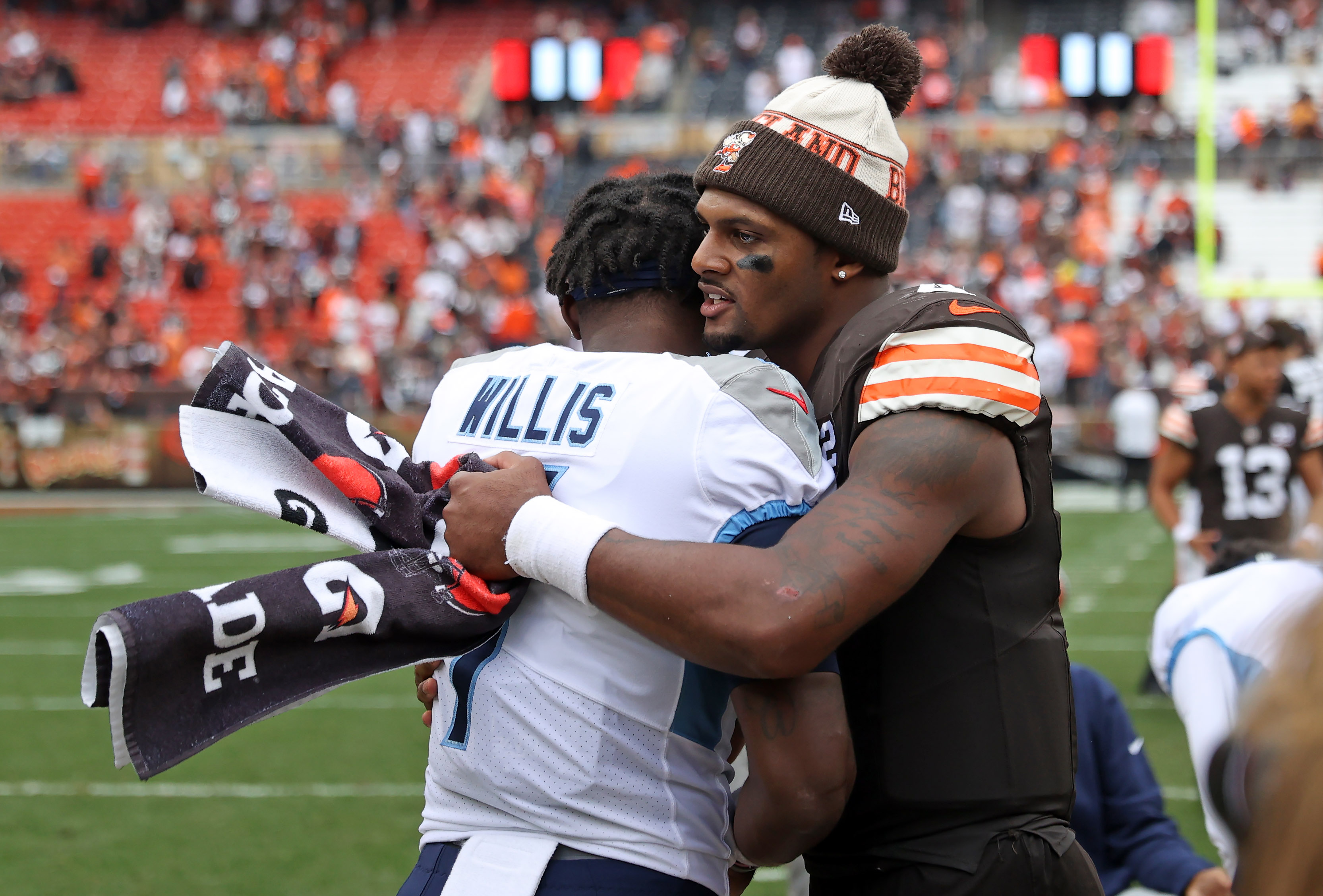 Browns using Roquan Smith's 'going over there to beat their tails in front  of their wife and kids' as bulletin board material for Ravens game 