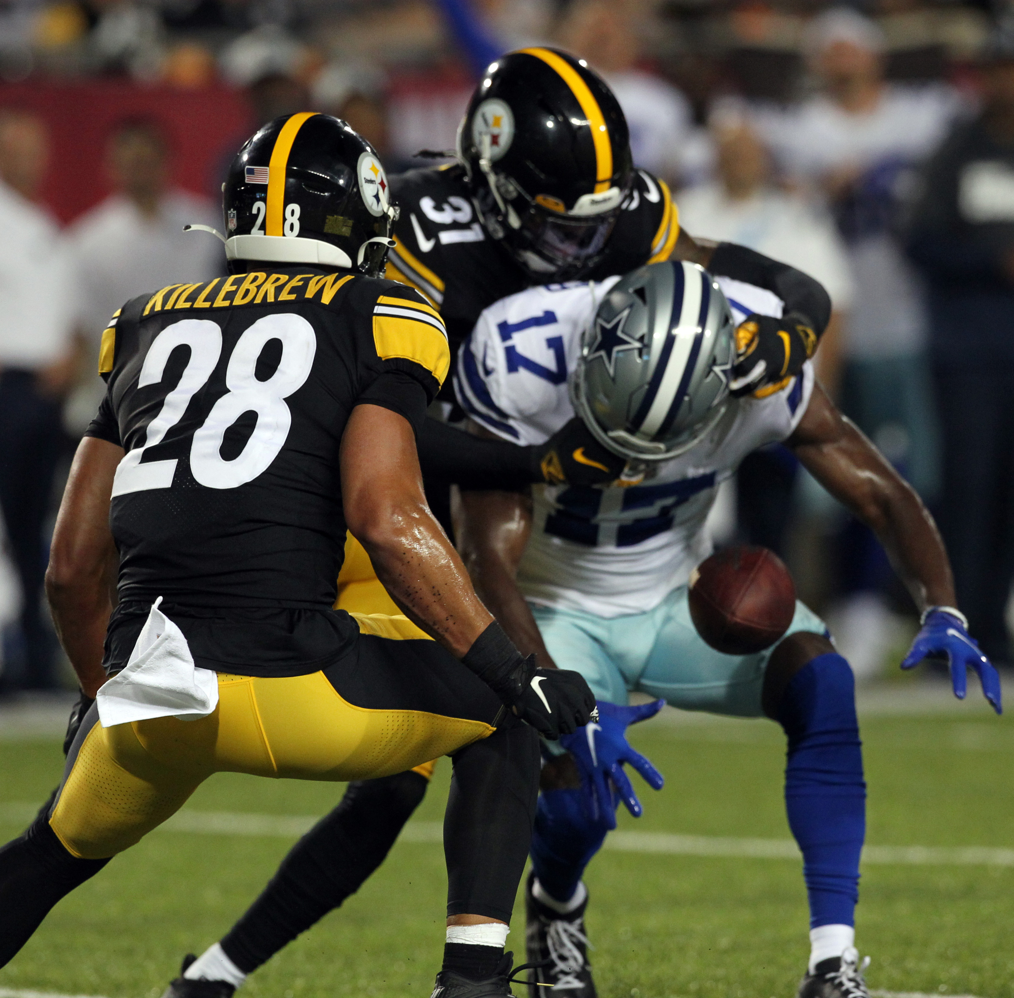 Pittsburgh Steelers' Miles Killebrew (28) in action before a pre