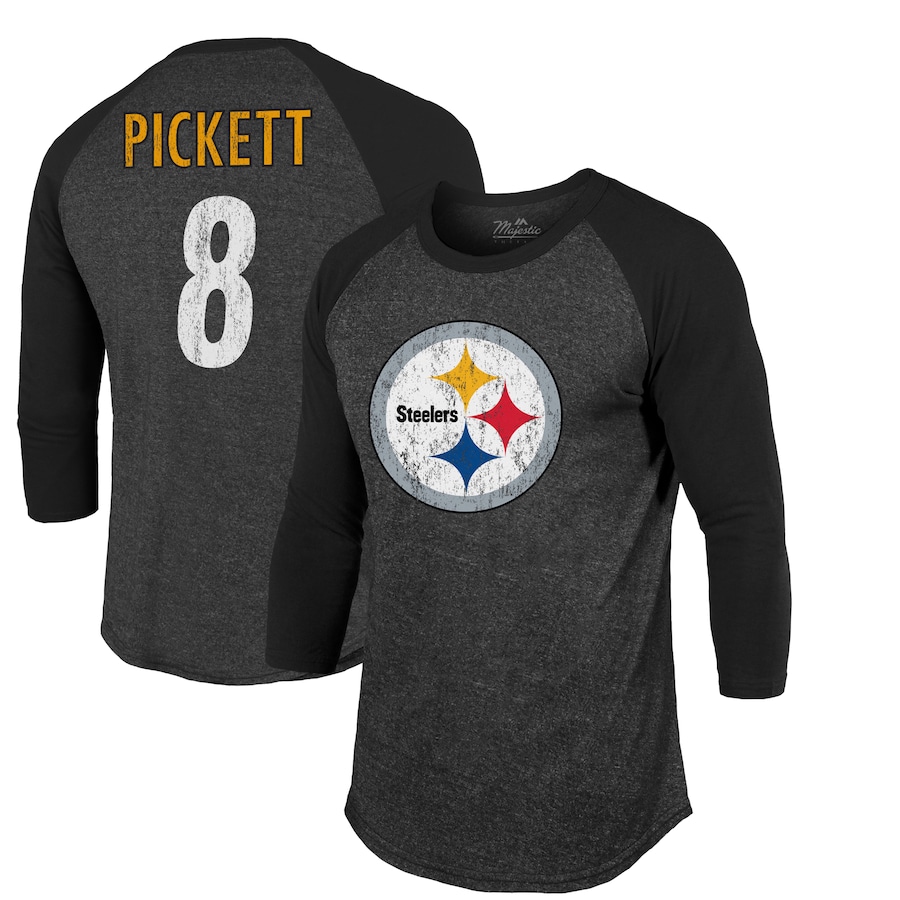 Kenny Pickett Steelers Name and Number Short Sleeve Player T Shirt