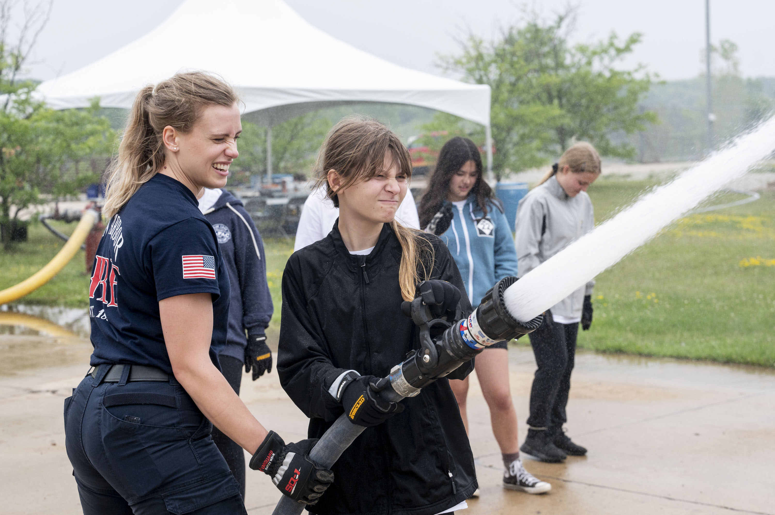 Blaze and Blue camp gives young women an up-close look at firefighting ...