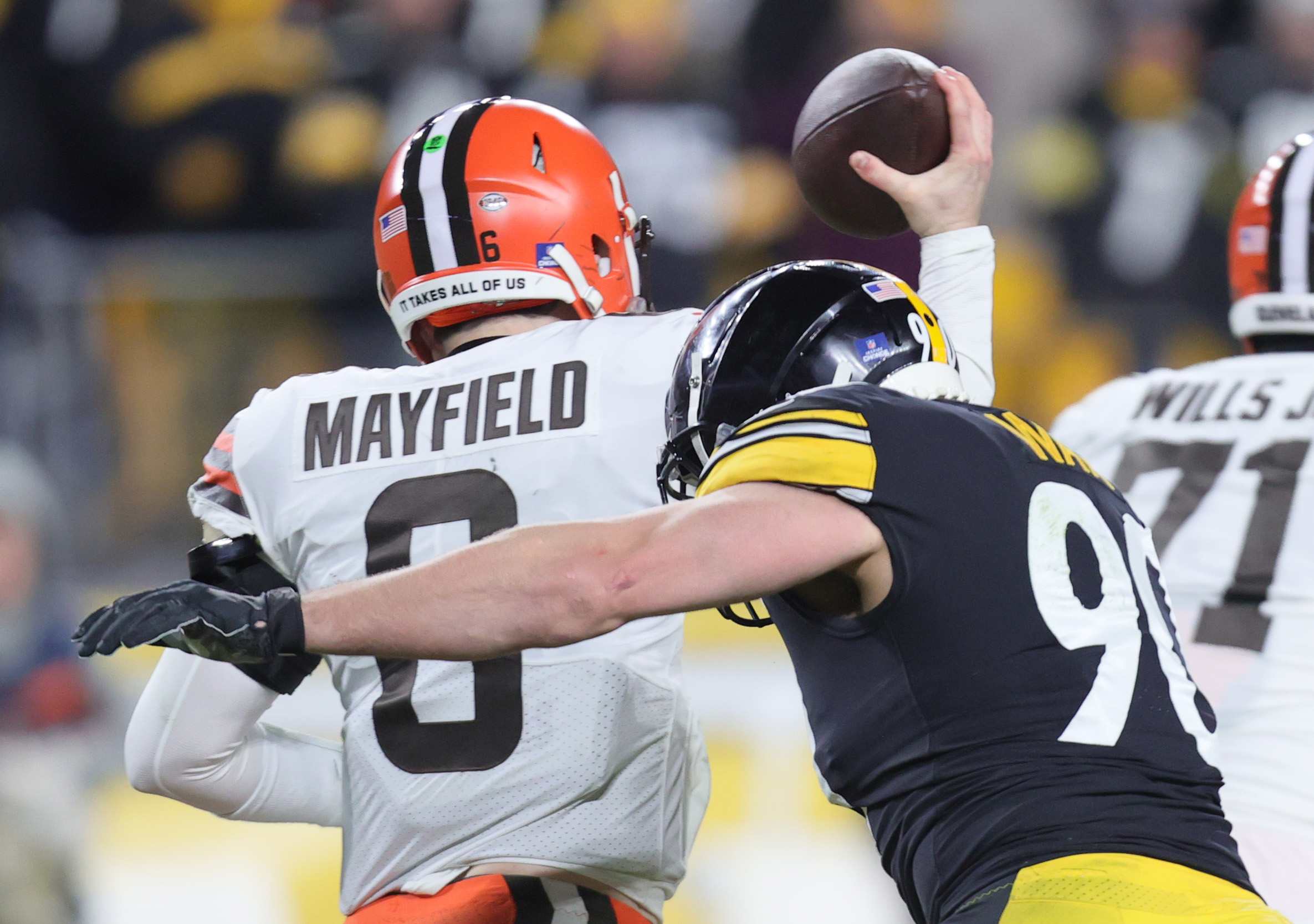 How Baker Mayfield, James Hudson III and the rest of the Browns offense  graded vs. the Steelers 