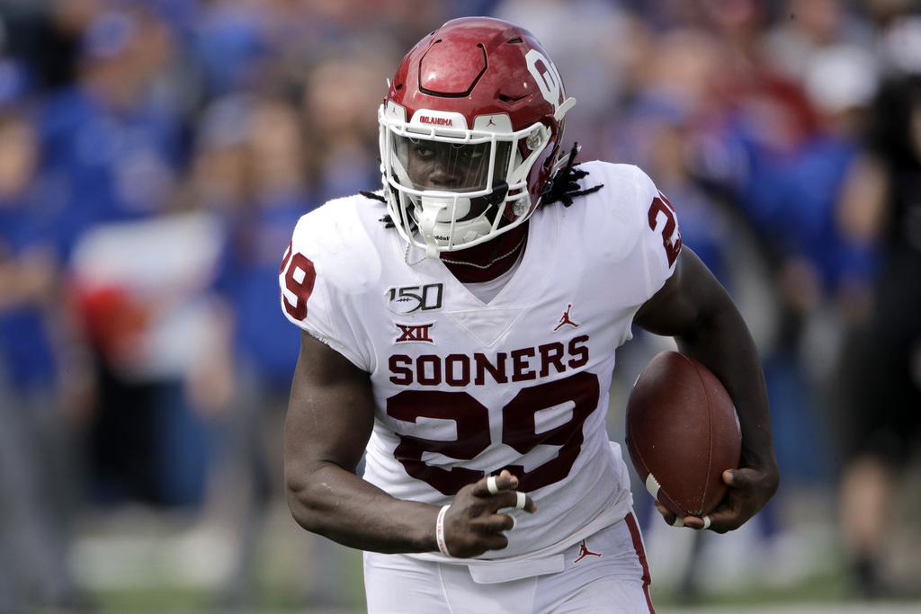 Rhamondre Stevenson scores 3 TDs in return for No. 24 Oklahoma