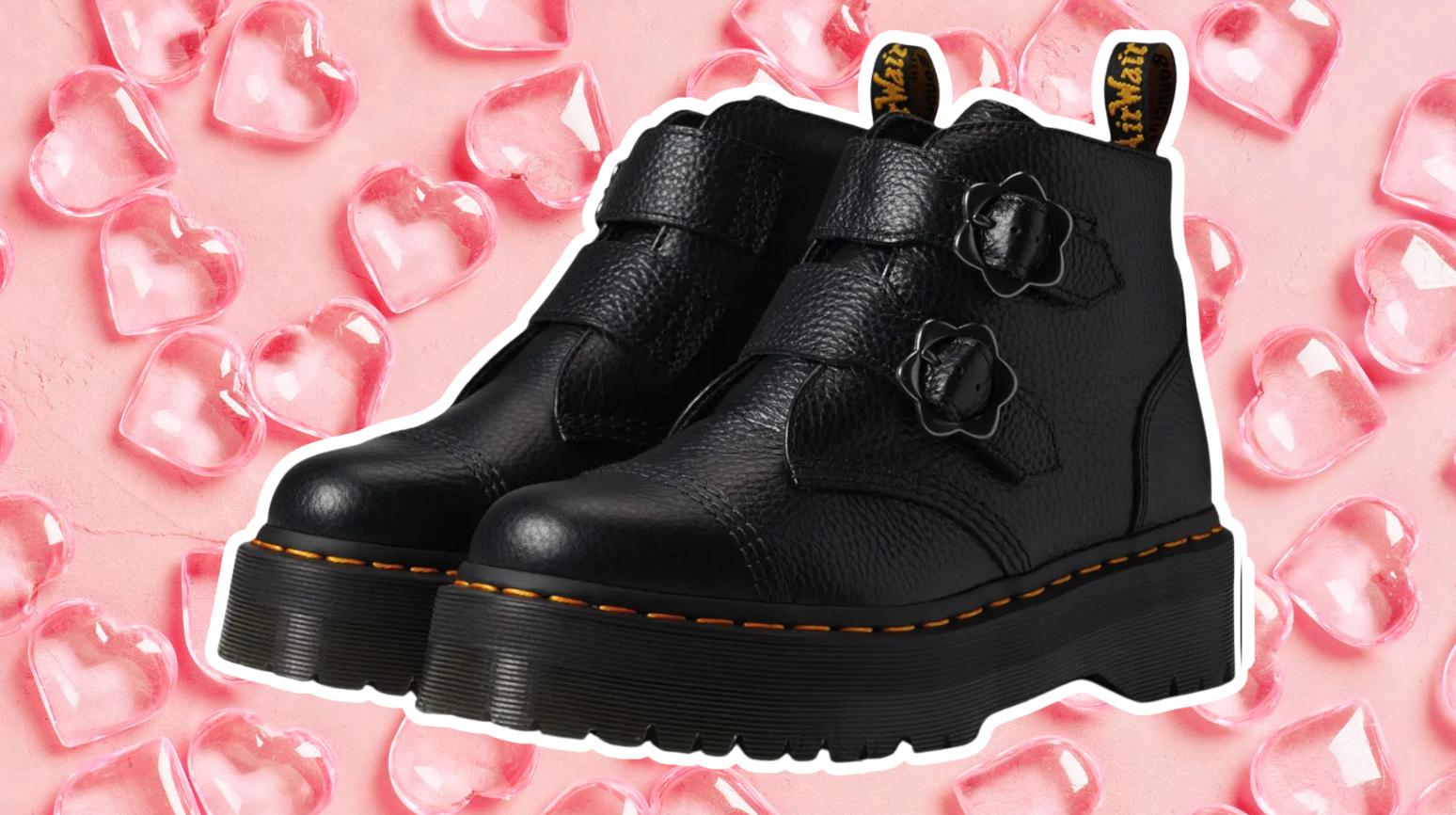 Zappos slashed the price of Dr. Martens' Devon Flower shoes - Now